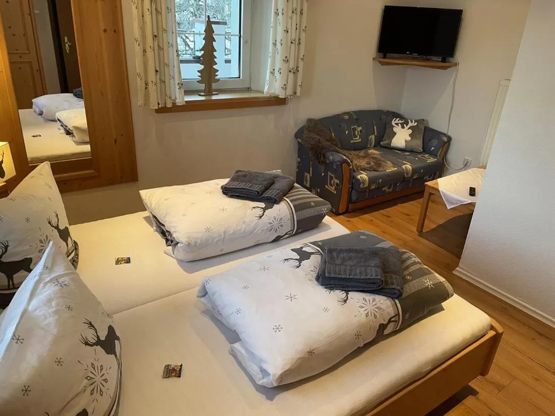 Bed in Hotel Almrausch