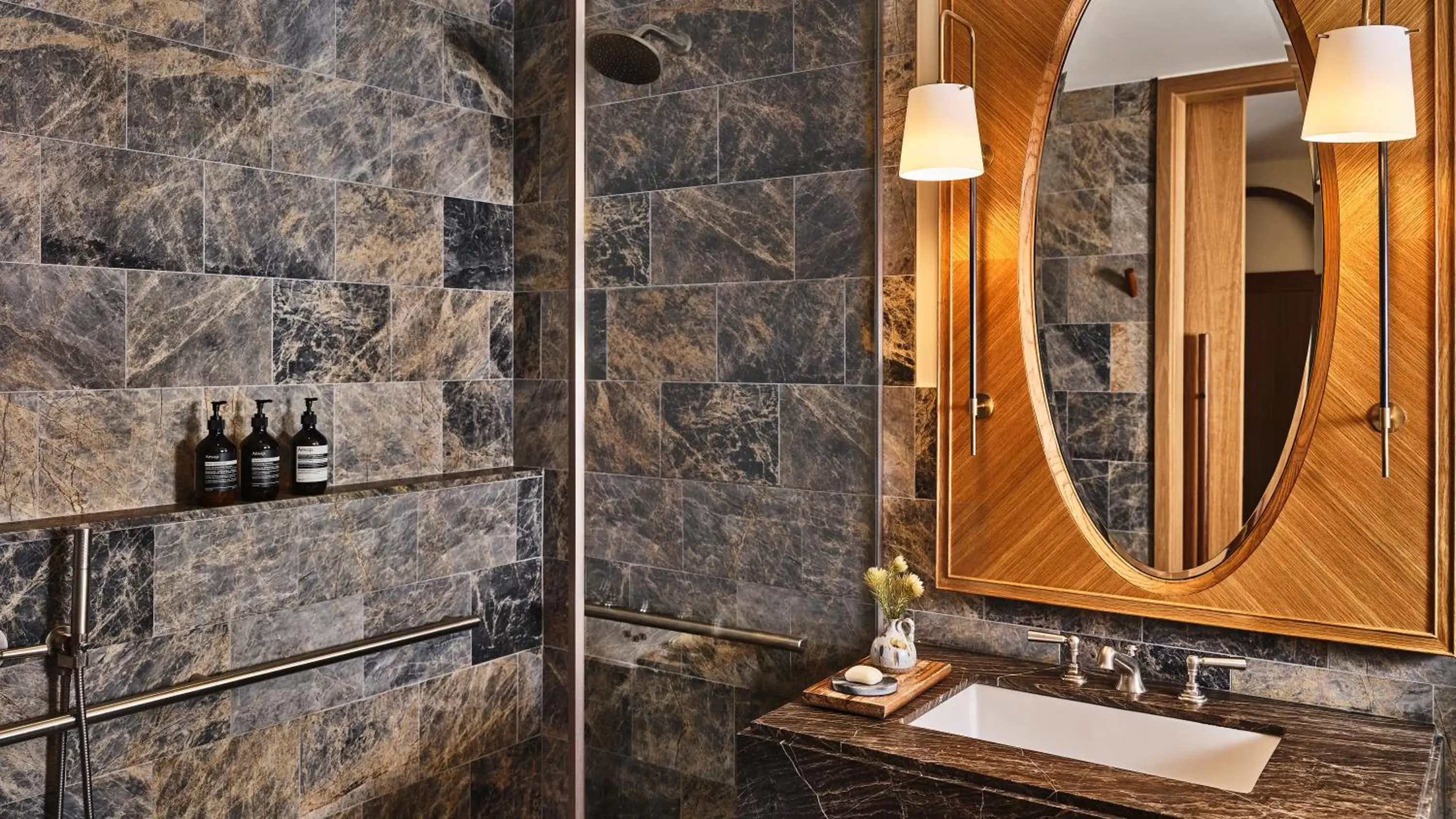 Shower, Bathroom in Austin Proper Hotel, a Member of Design Hotels