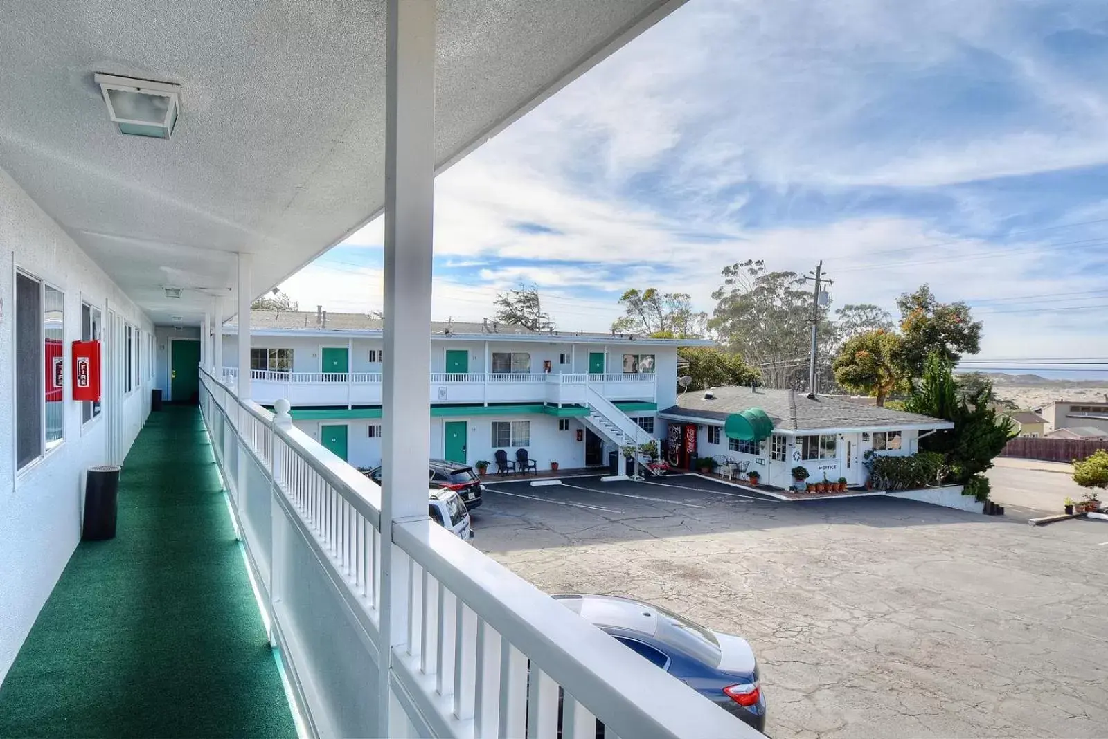 Area and facilities, Balcony/Terrace in Morro Bay Sandpiper Inn