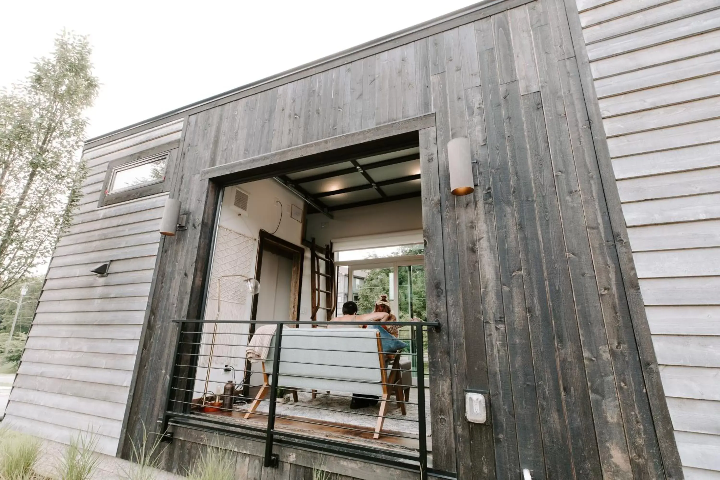 Facade/entrance in Ironwood Grove, Tiny House Hotel