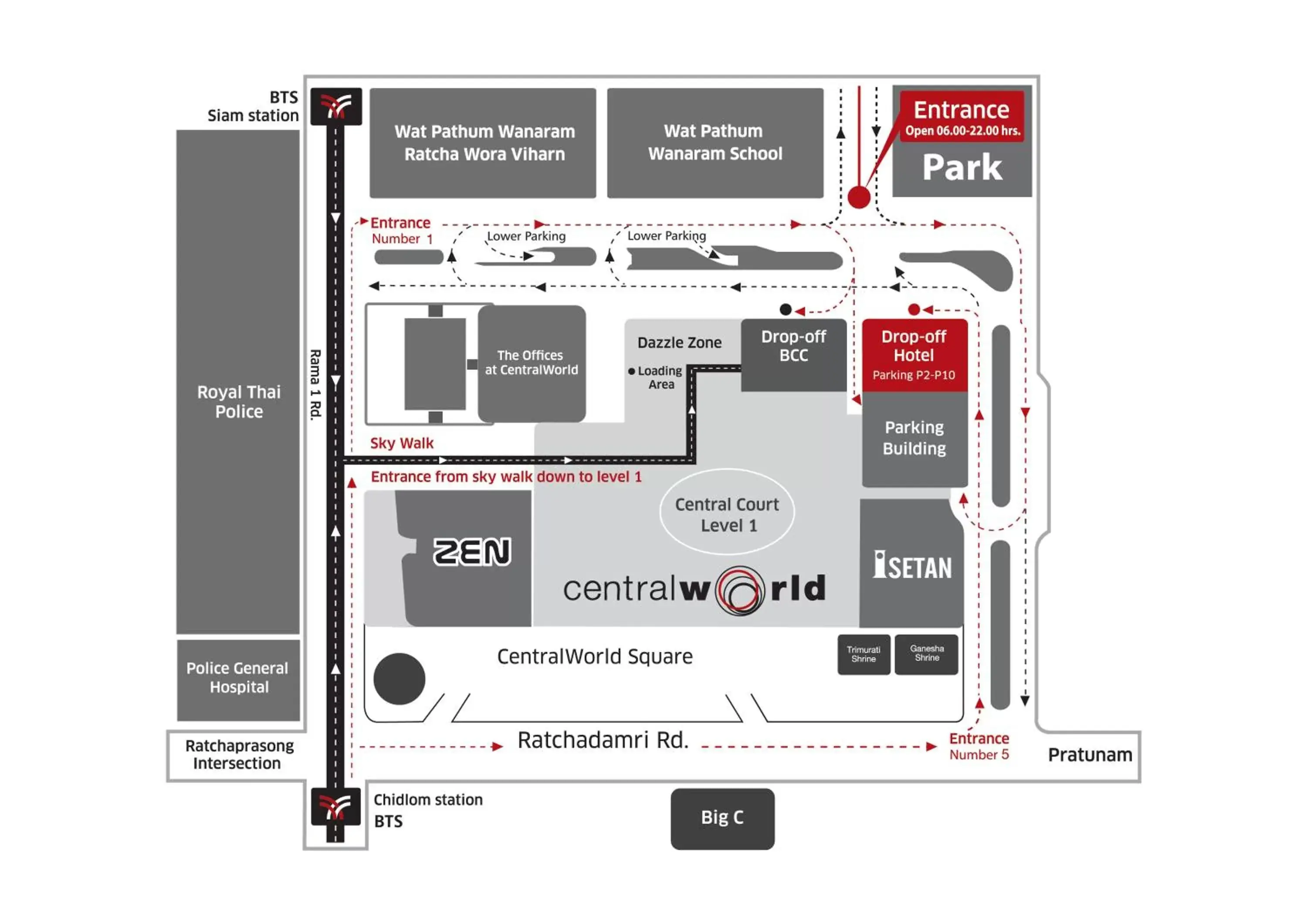 Location, Floor Plan in Centara Grand At CentralWorld