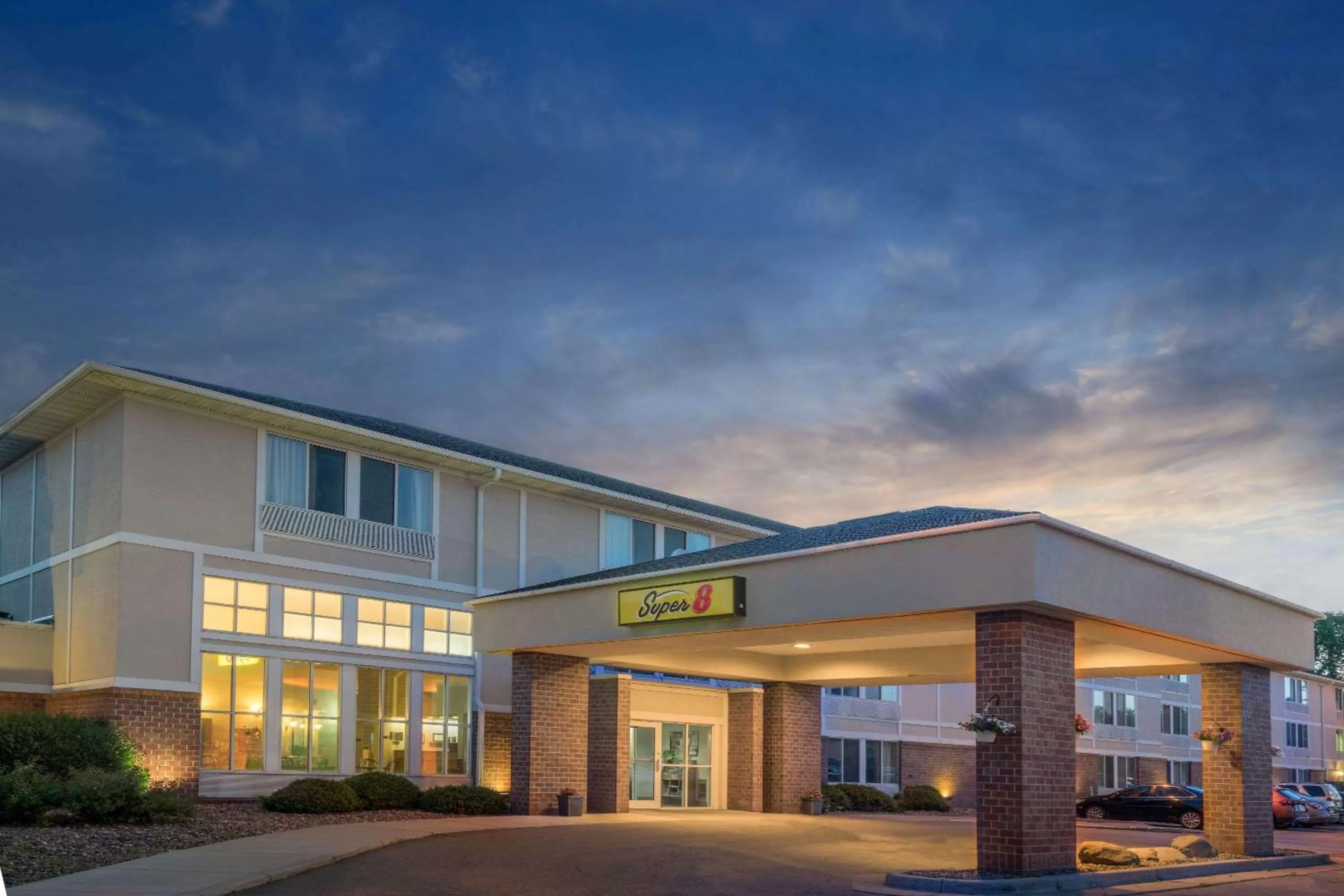 Property building in Super 8 by Wyndham Menomonie WI