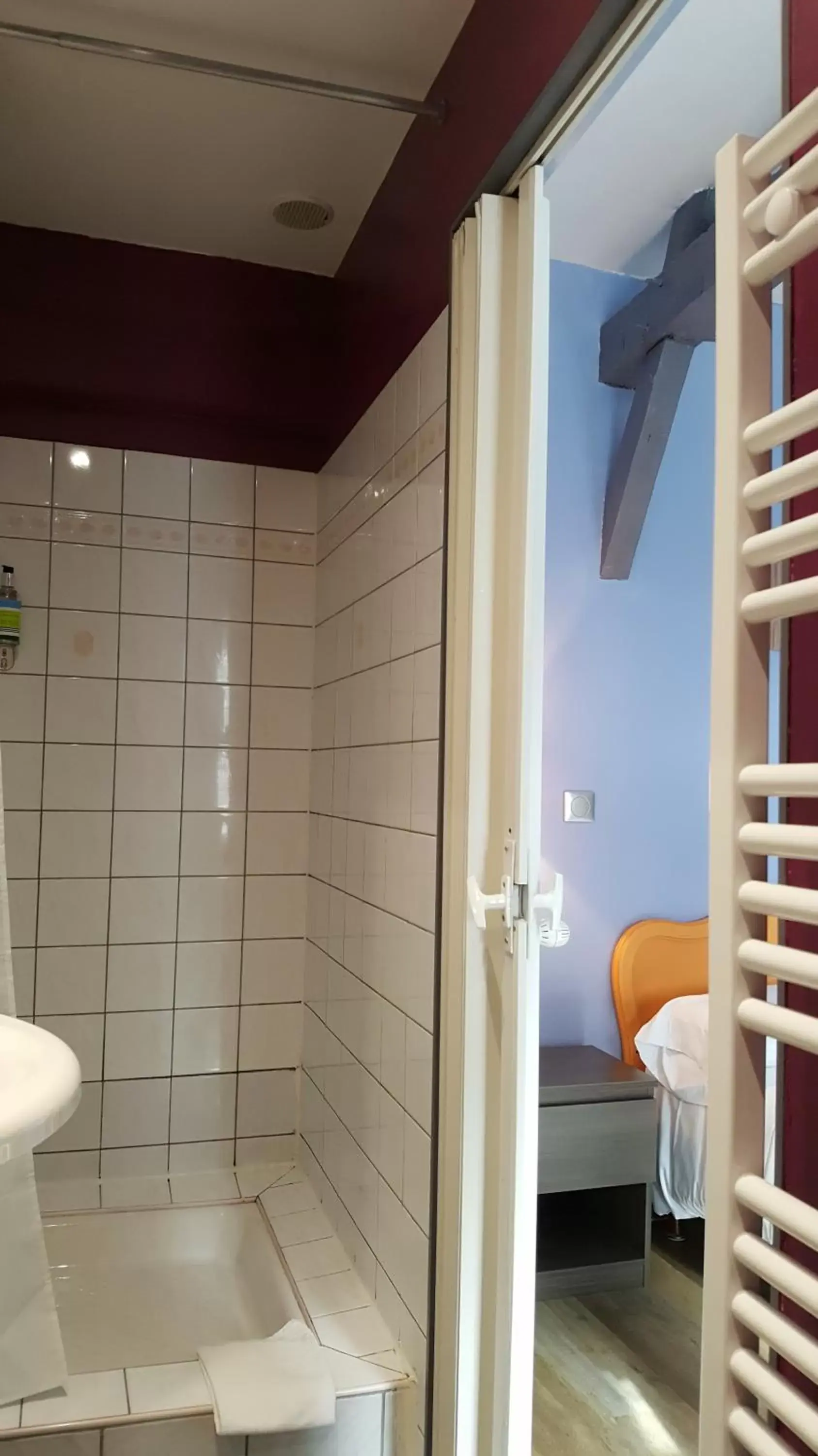 Shower, Bathroom in Hotel Le Bon Laboureur