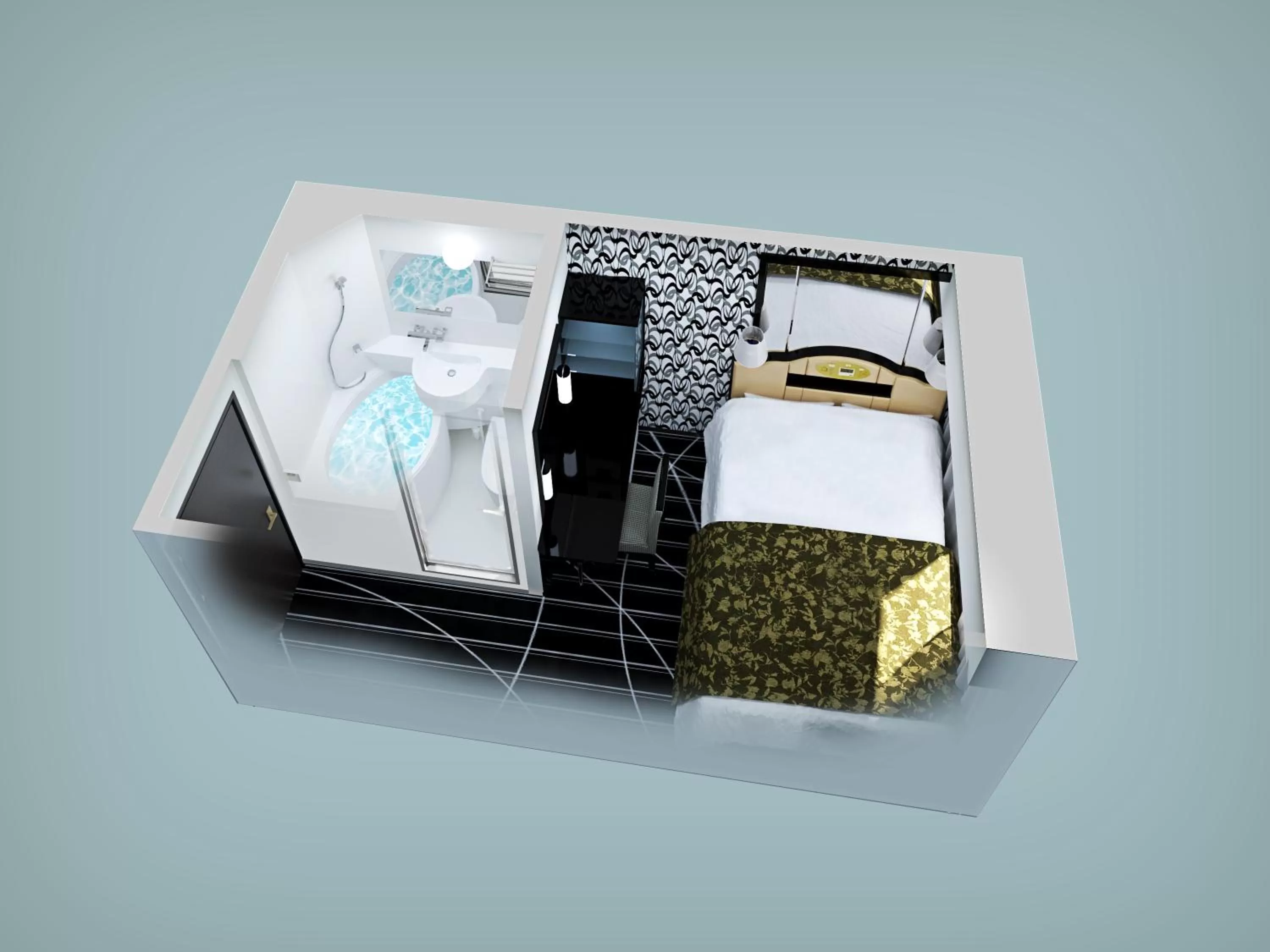 Photo of the whole room in APA Hotel Yamanote Otsuka Ekimae Tower