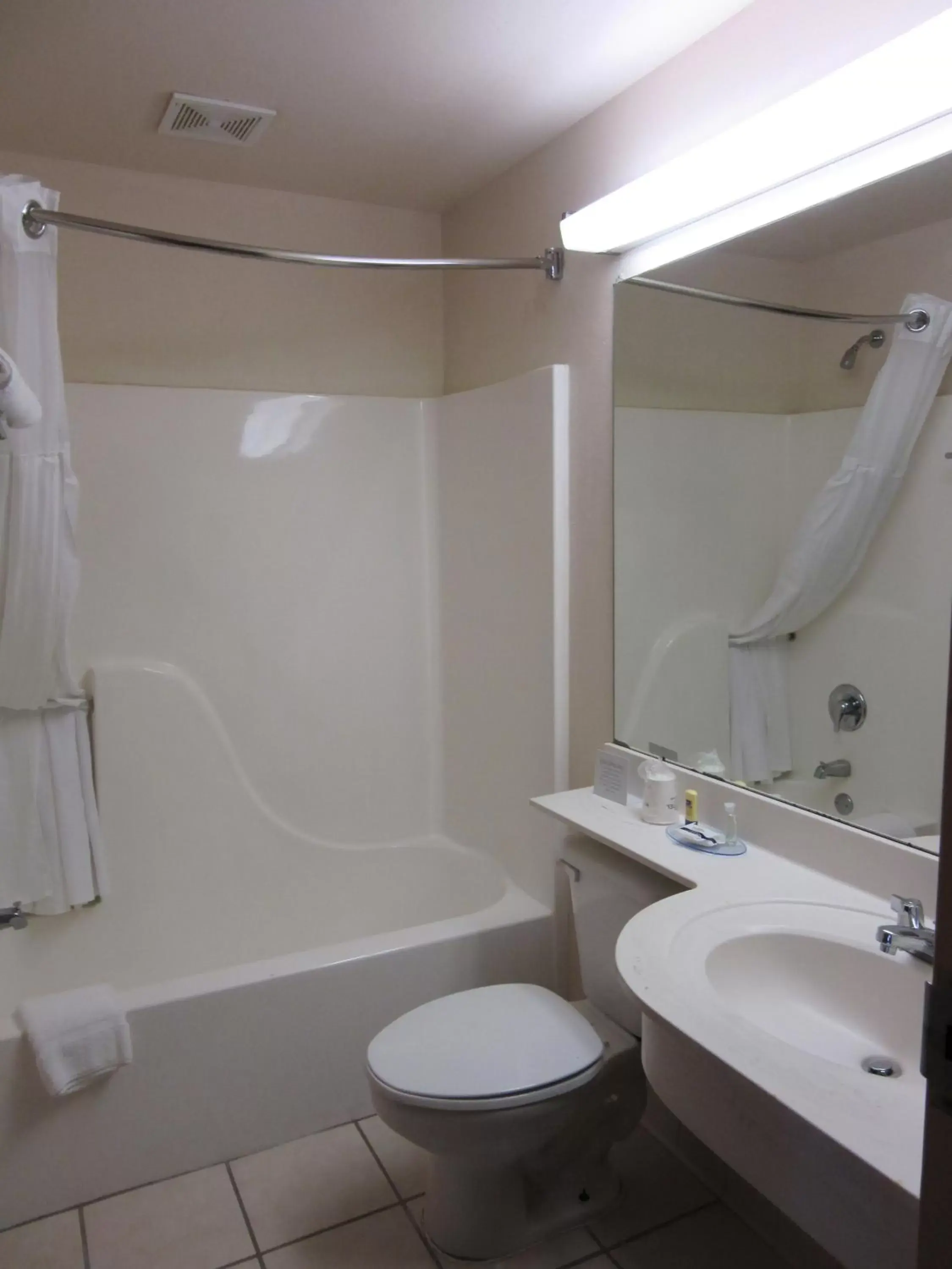 Bathroom in Microtel Inn & Suites by Wyndham Augusta/Riverwatch