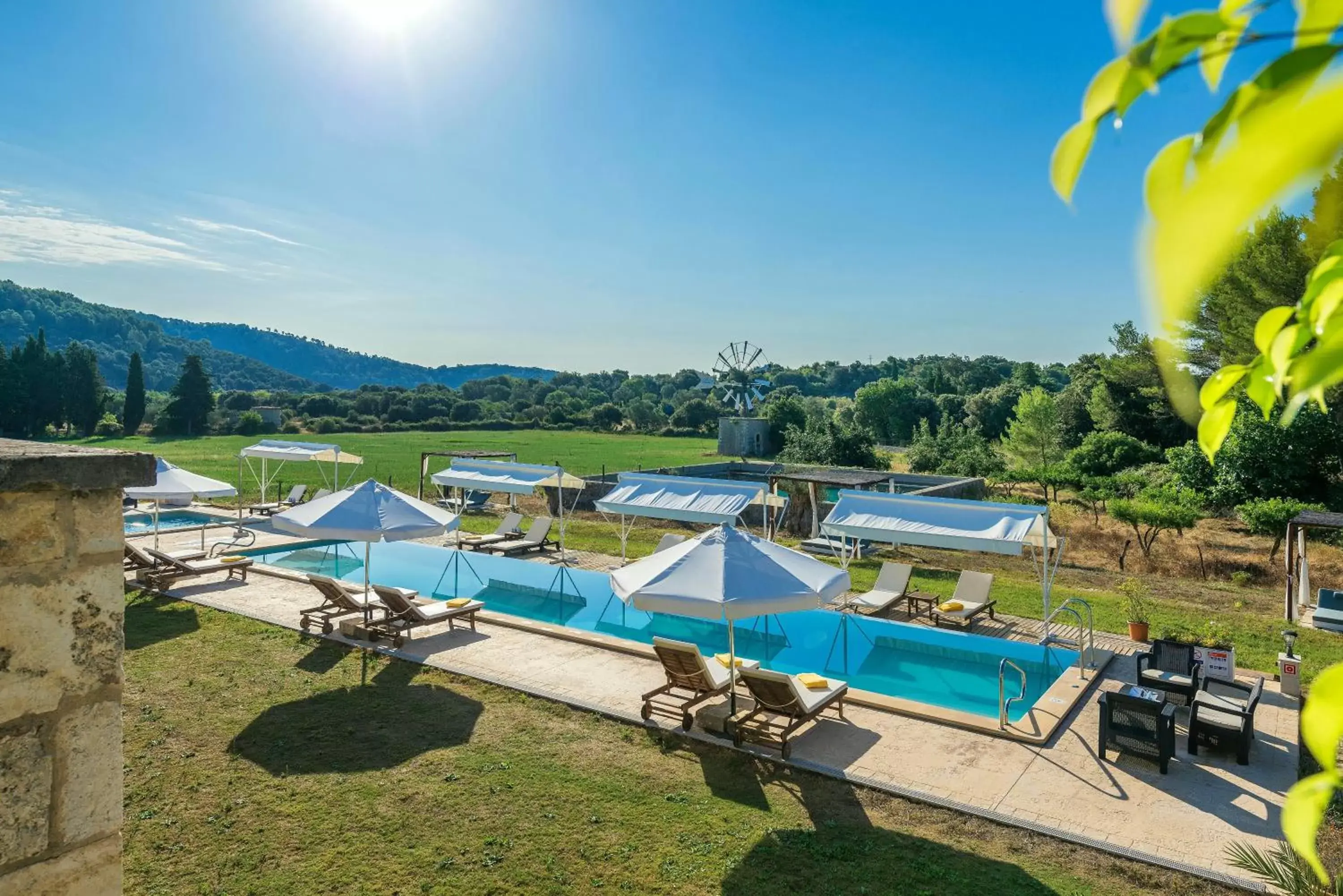 Garden, Swimming Pool in Monnaber Nou Finca Hotel & Spa