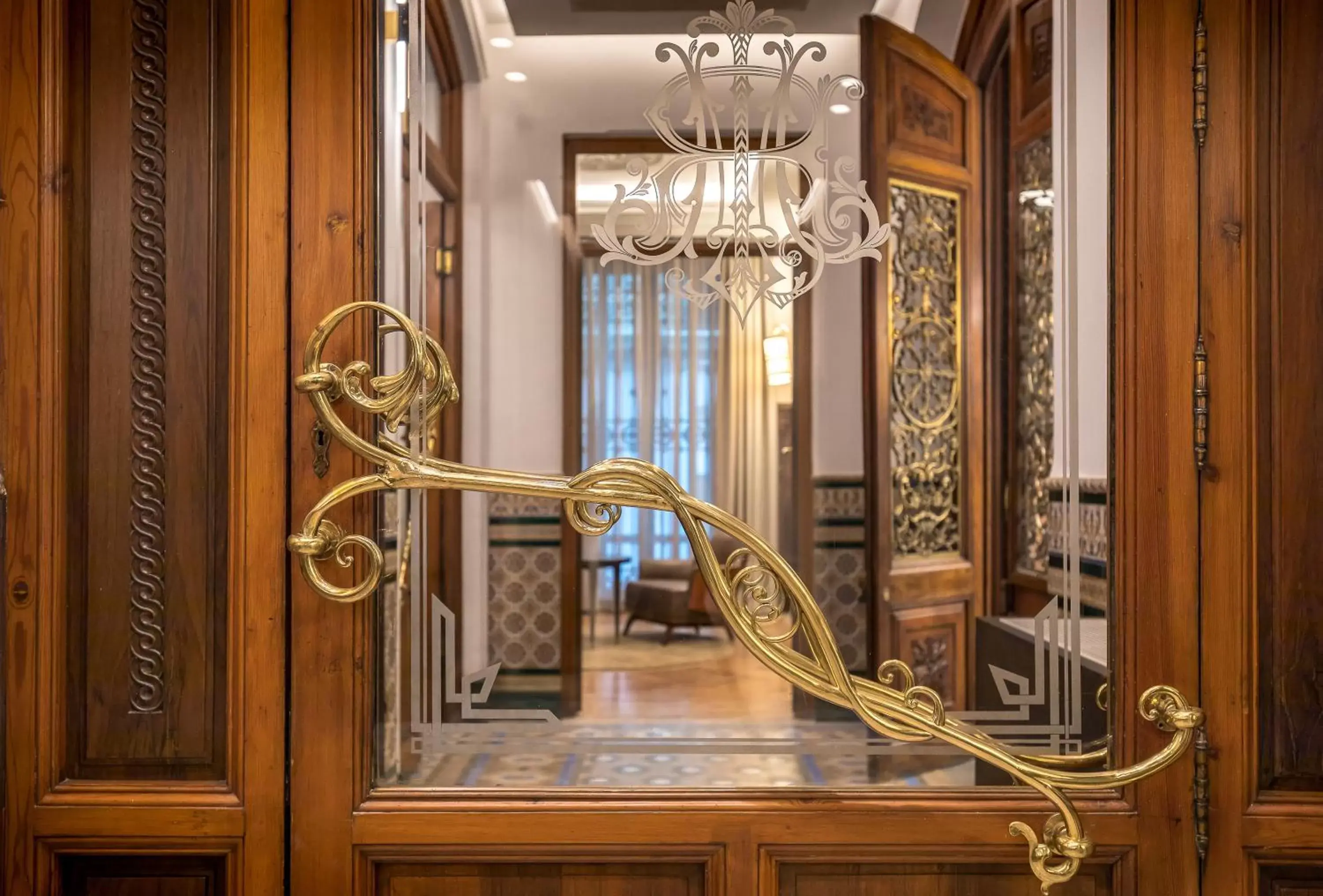 Decorative detail in Palacio Gran Vía, a Royal Hideaway Hotel