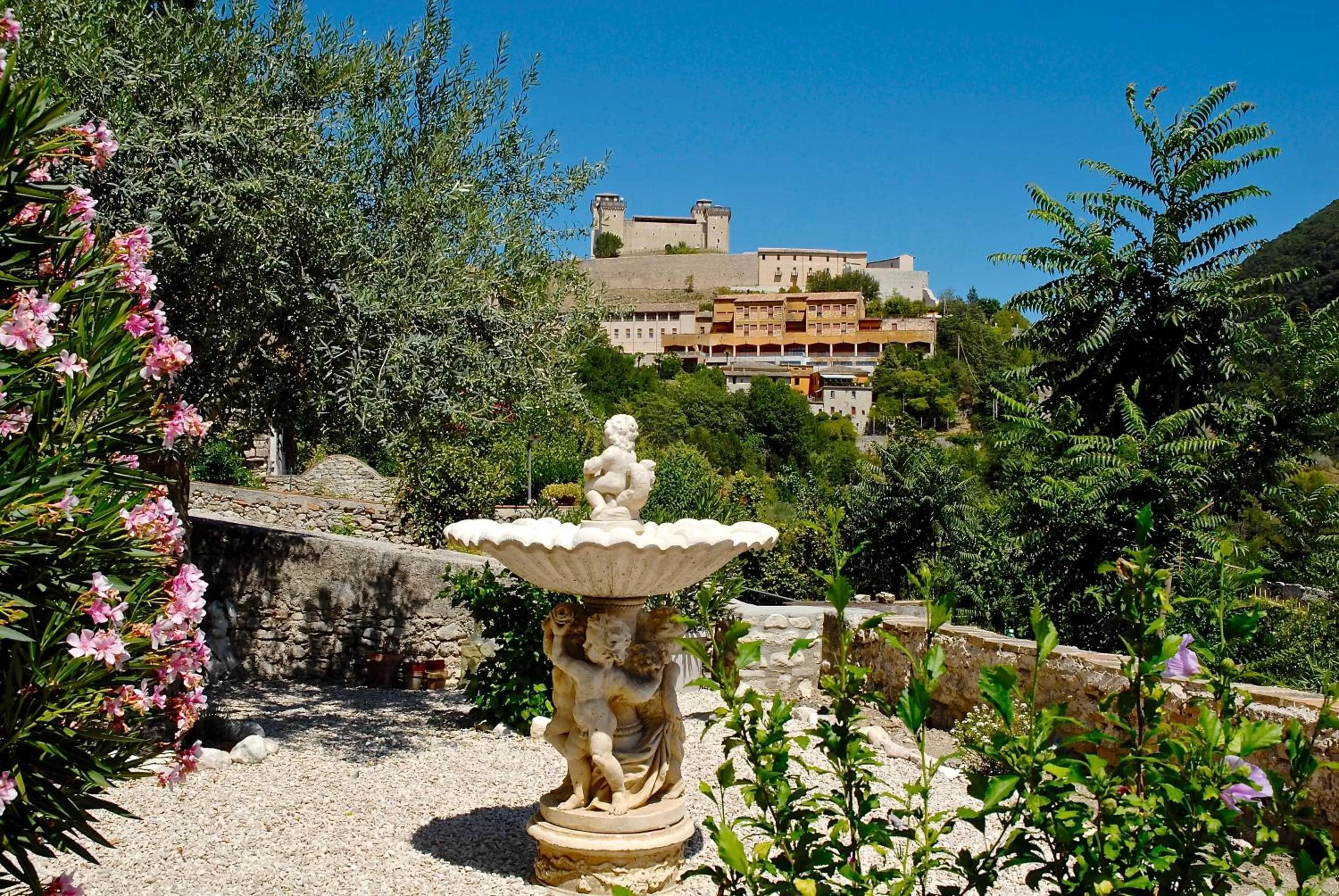 Garden view in Palazzo Sant'Angelo