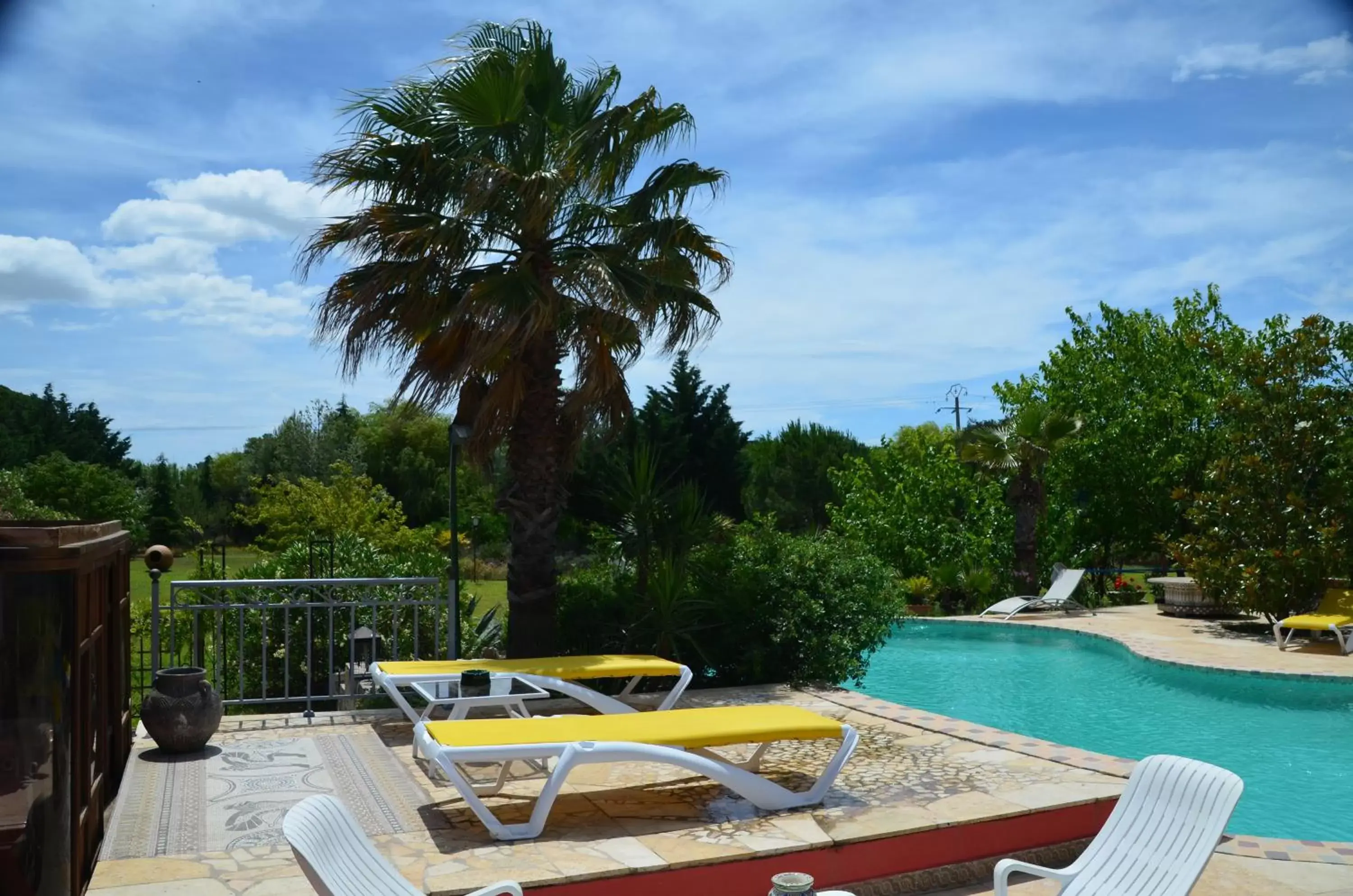 Patio, Swimming Pool in Mas de la Montille