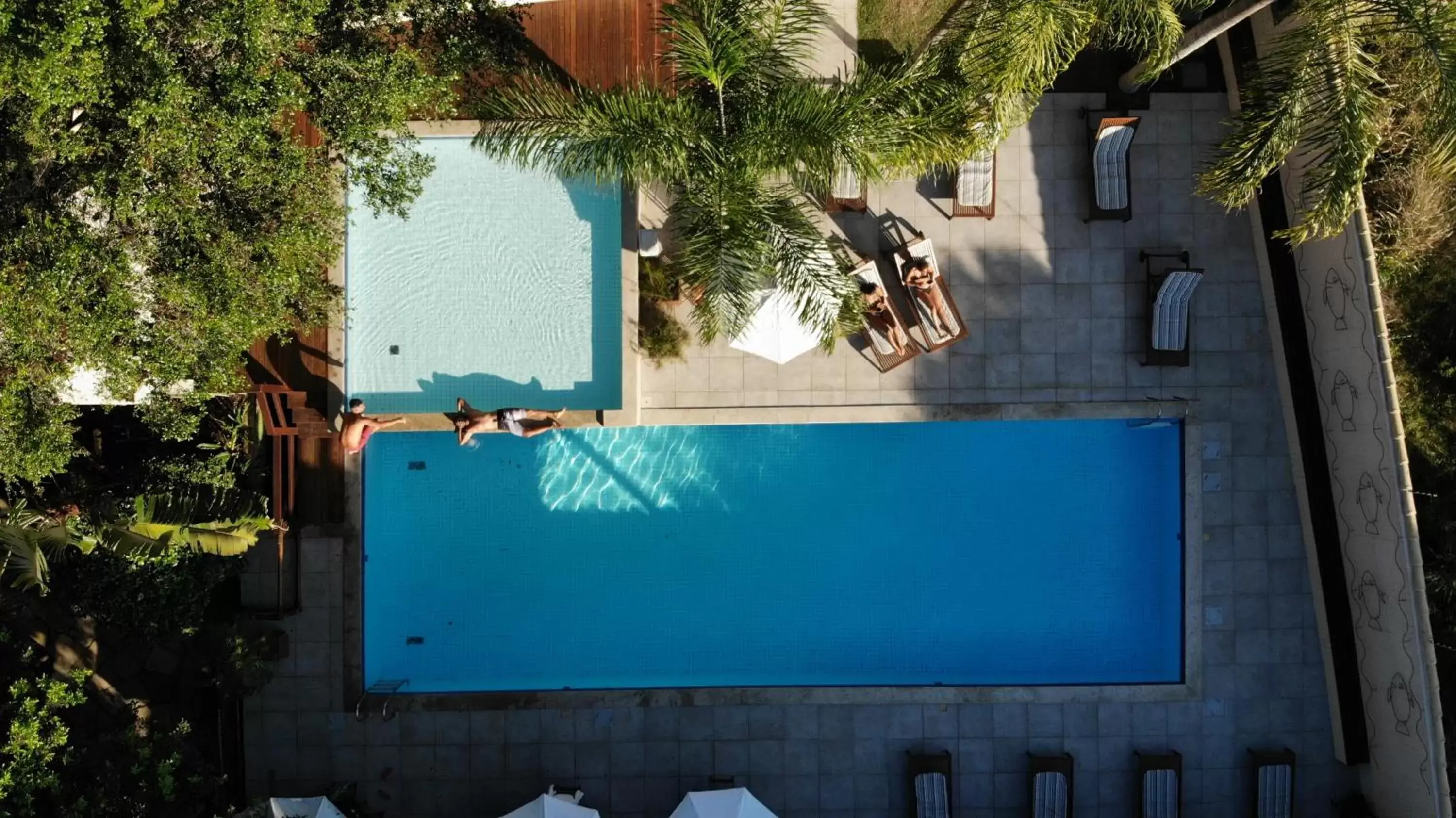 Pool View in Pousada Aguas Claras