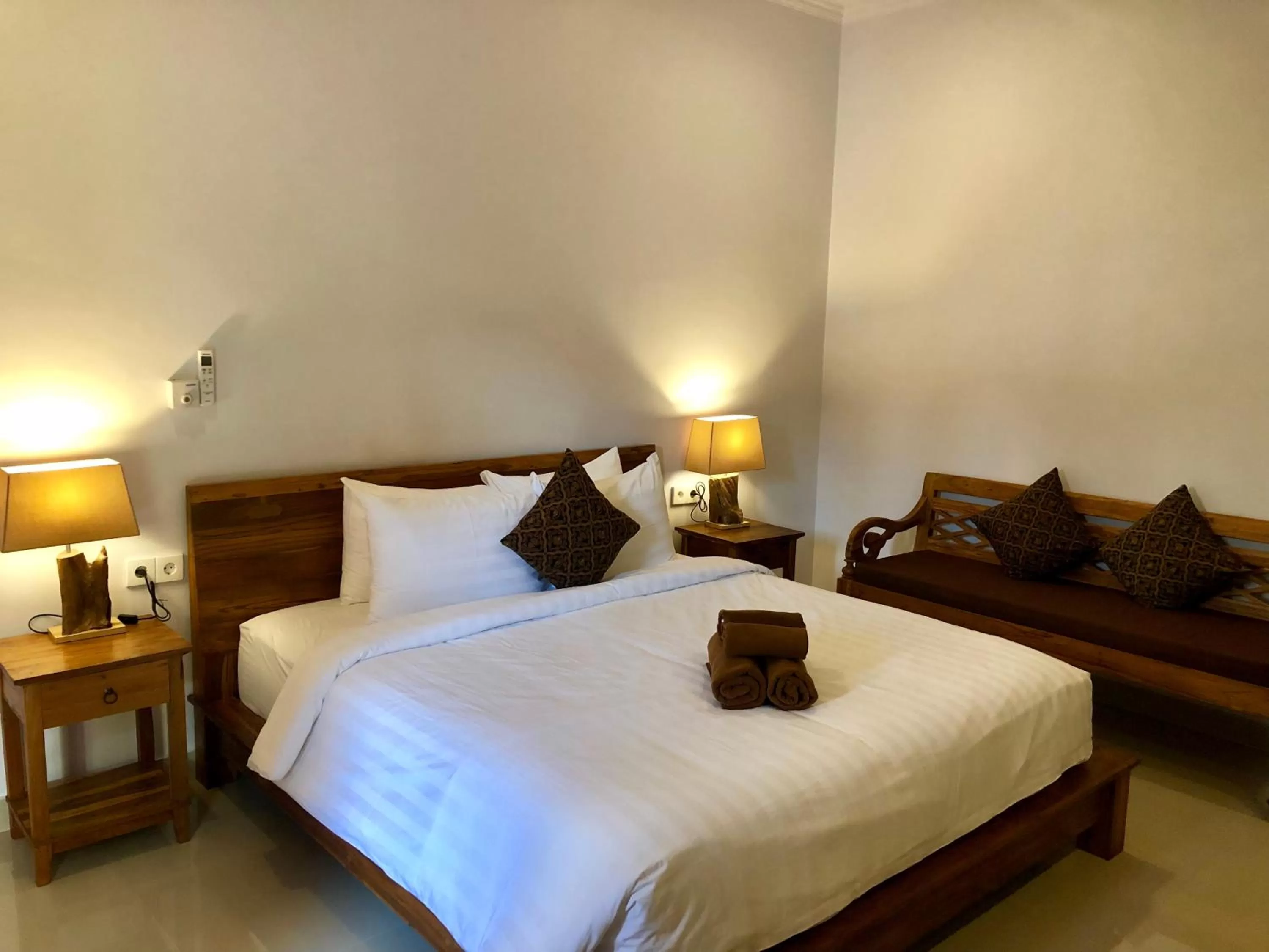 Bed in The Hidden Bali Inn