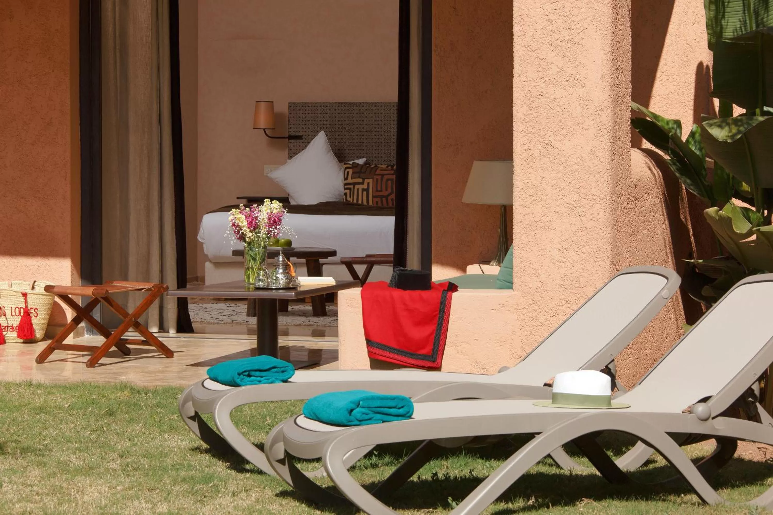 Patio in Oasis lodges