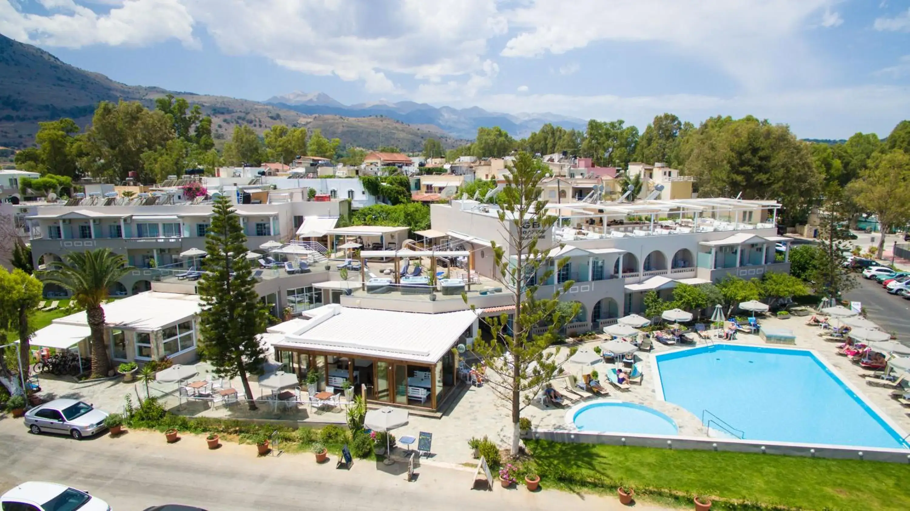 Pool View in Georgioupolis Beach Hotel