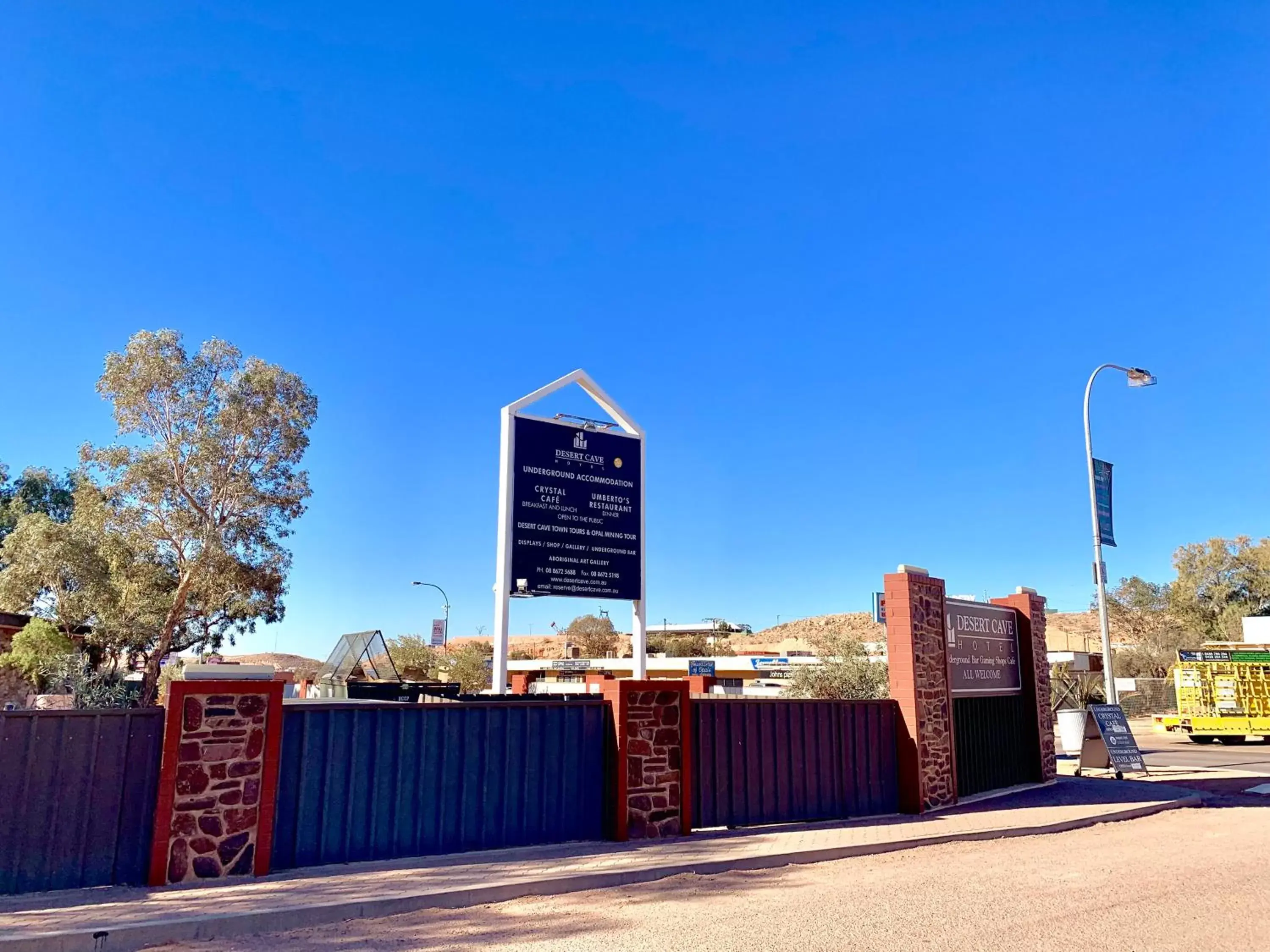 Property building in Desert Cave Hotel