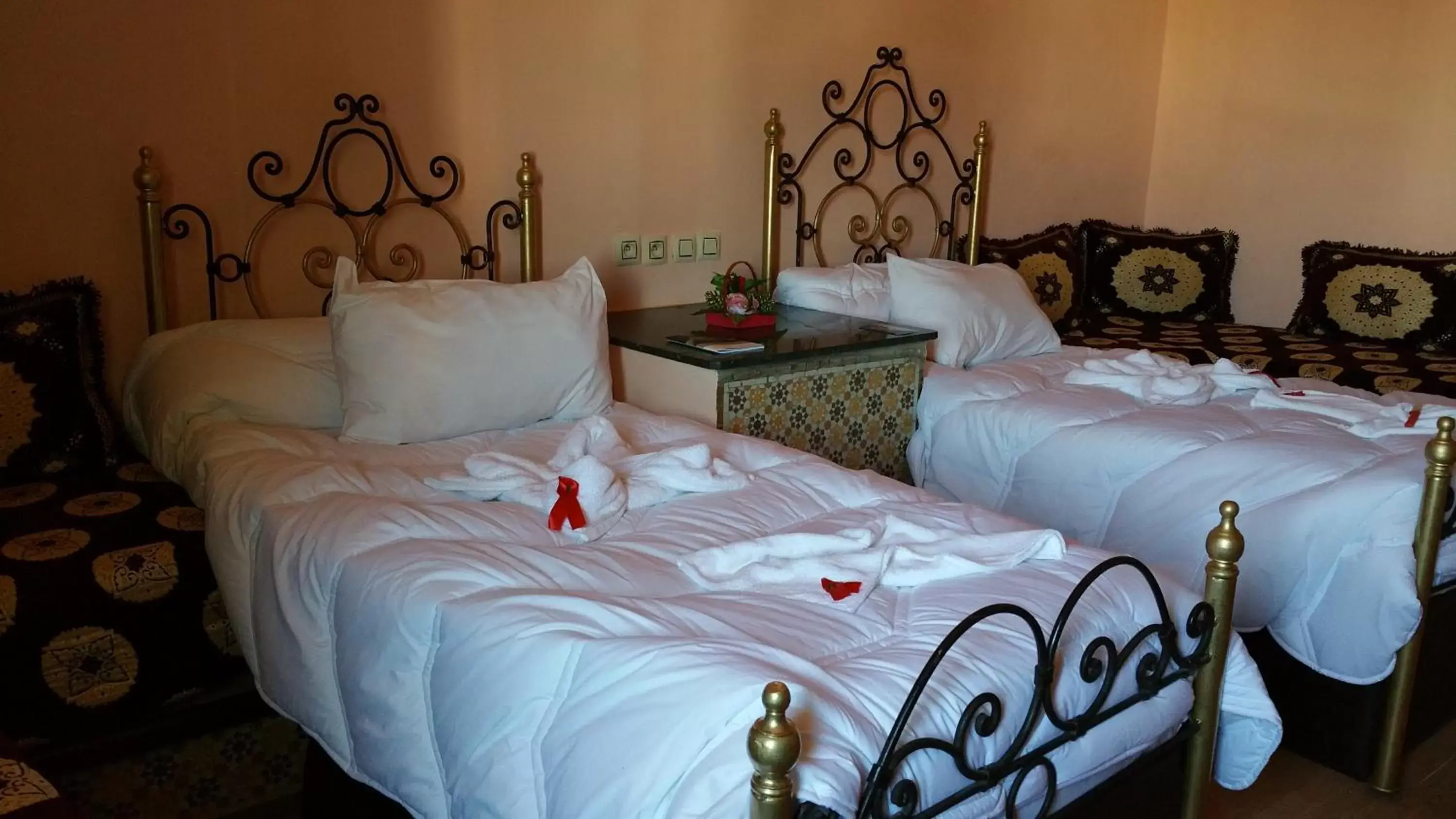 Two Connecting Double Rooms in Hotel Moroccan House