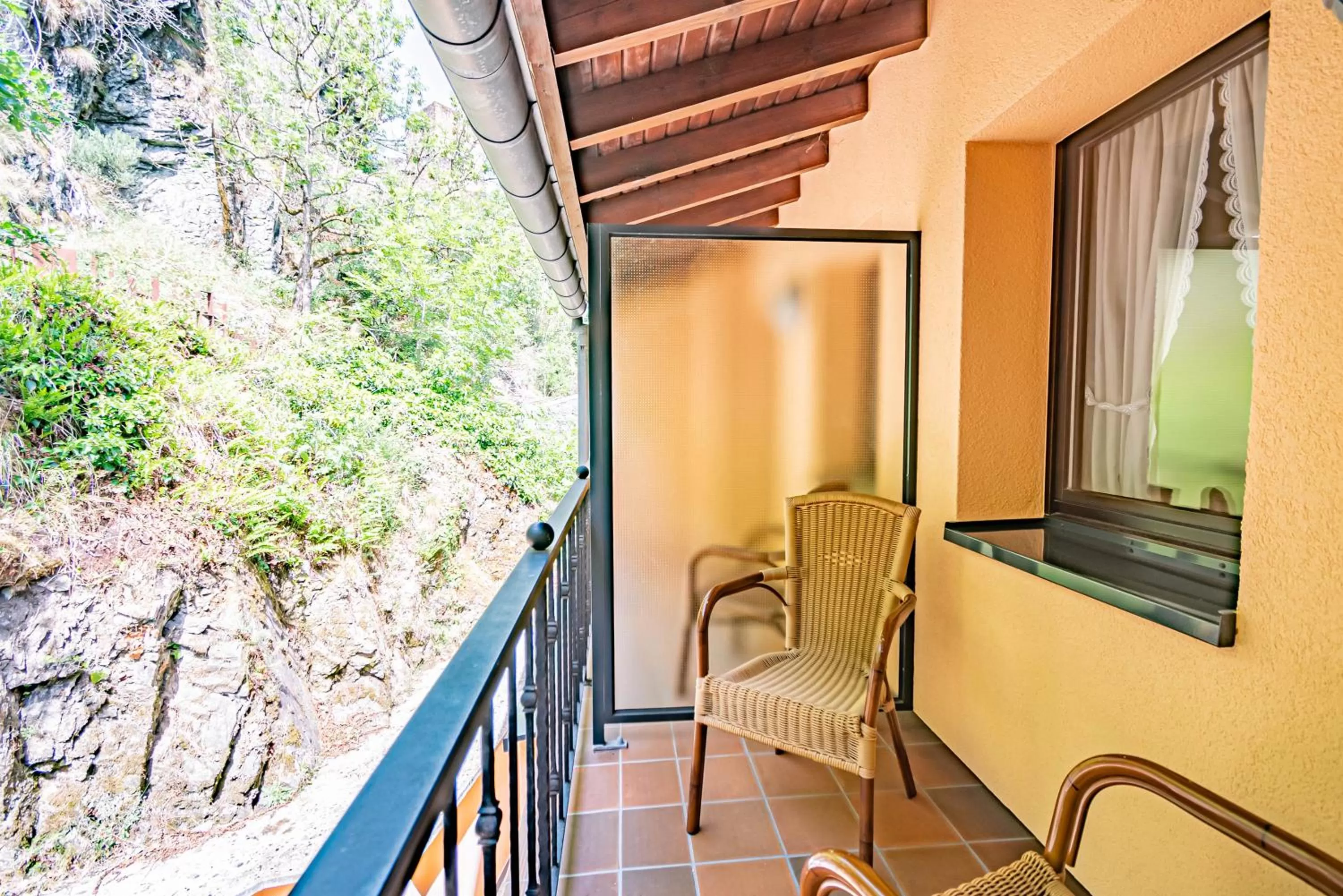 Balcony/Terrace in Hotel Le Postillon