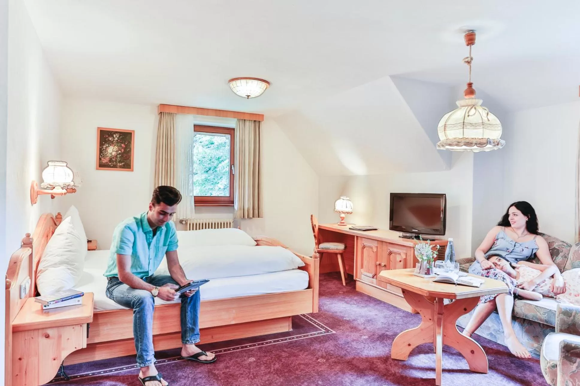 Bedroom, Bed in IMbery Hotel & Restaurant Hinterzarten
