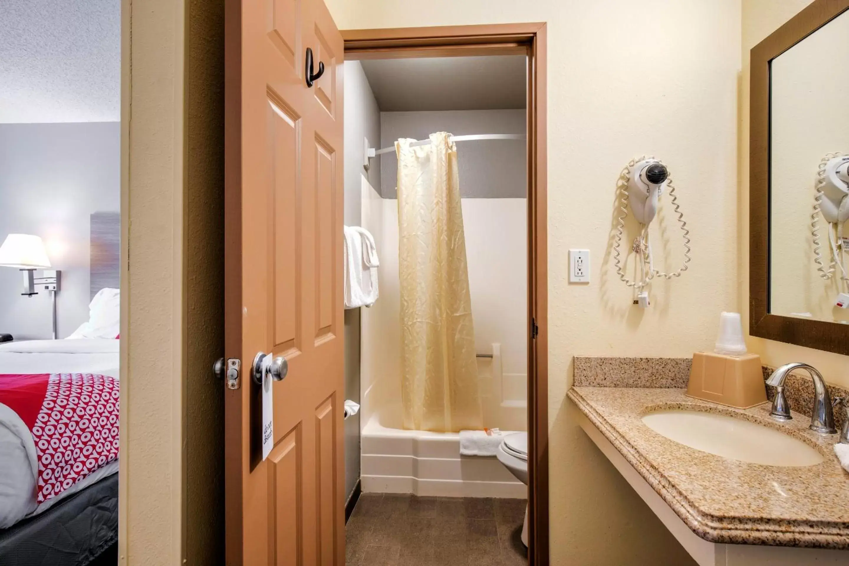 Bathroom in OYO Hotel Castle Rock CO Downtown