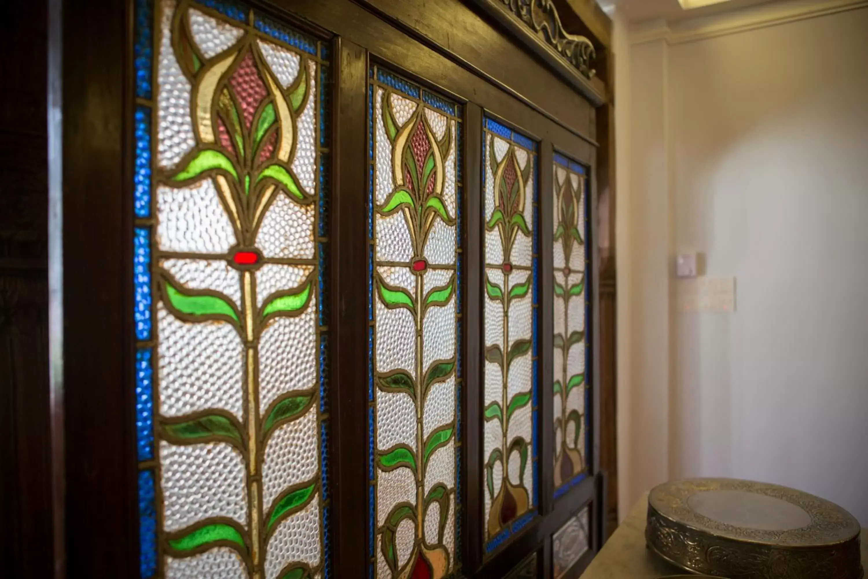 Decorative detail in Jawi Peranakan Mansion