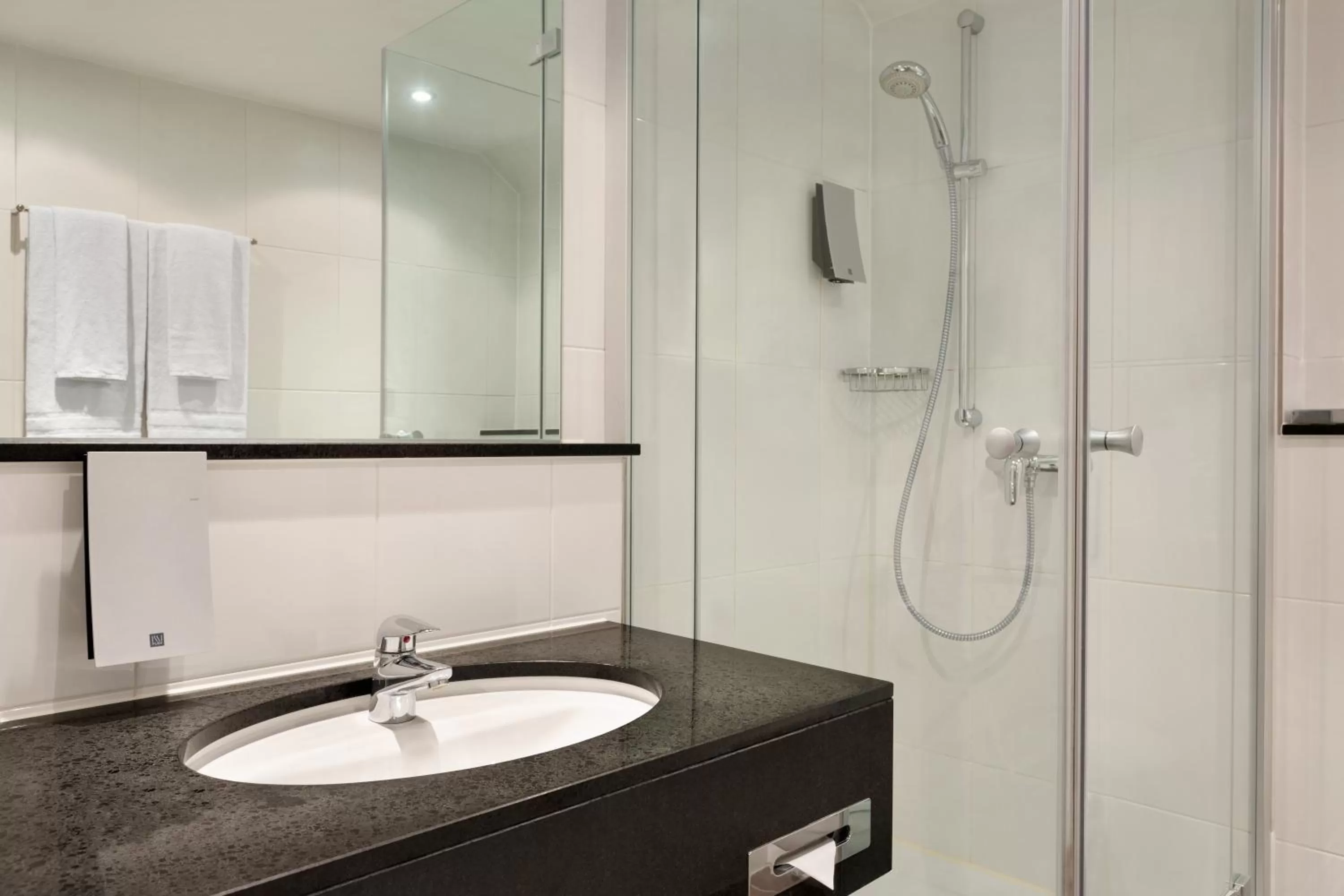 Shower in Ramada by Wyndham München Airport