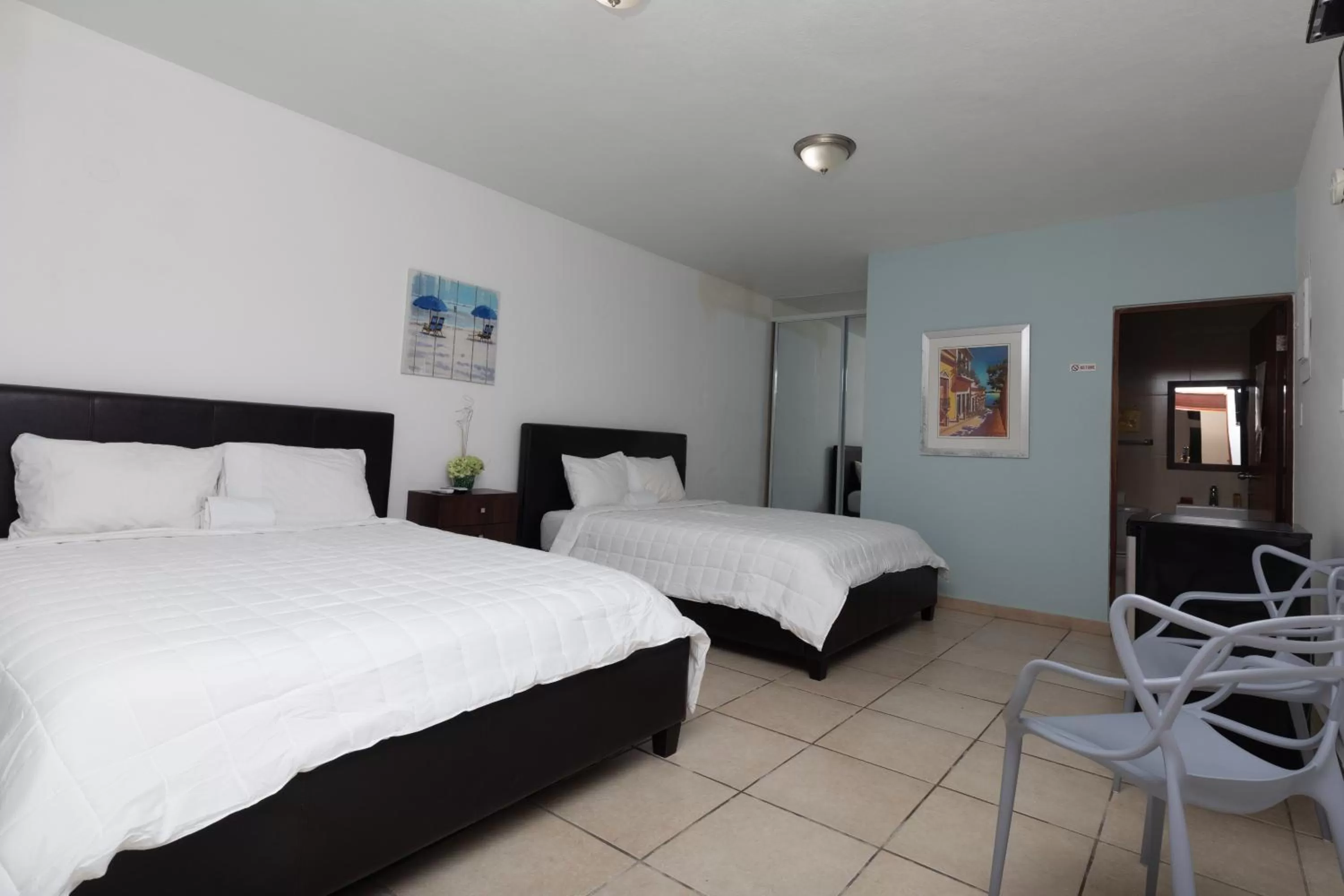 Bed in Red Sunset Beach Club