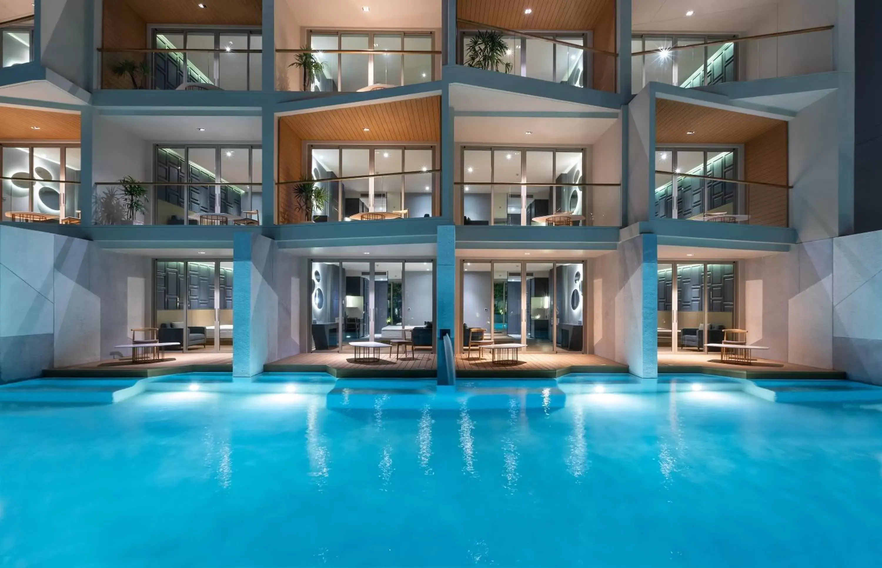 Pool view, Property Building in Wyndham Grand Nai Harn Beach Phuket - SHA Extra Plus