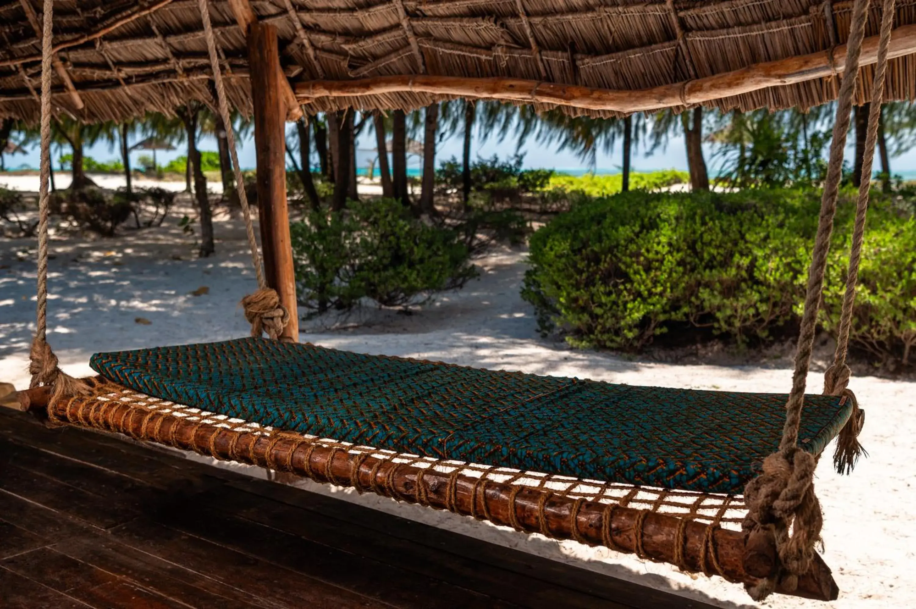 Garden view in Hakuna Majiwe Beach Lodge Zanzibar