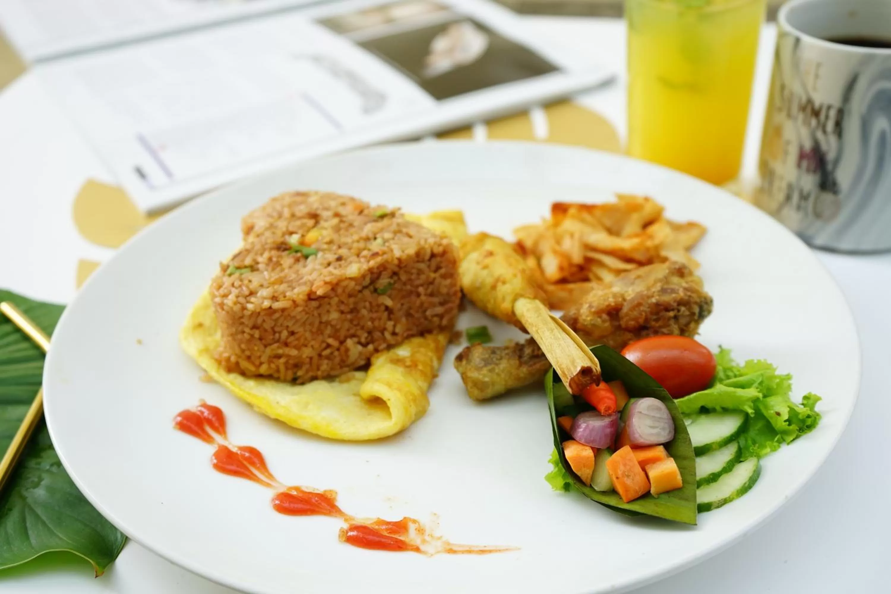 Asian breakfast in Regantris Surabaya