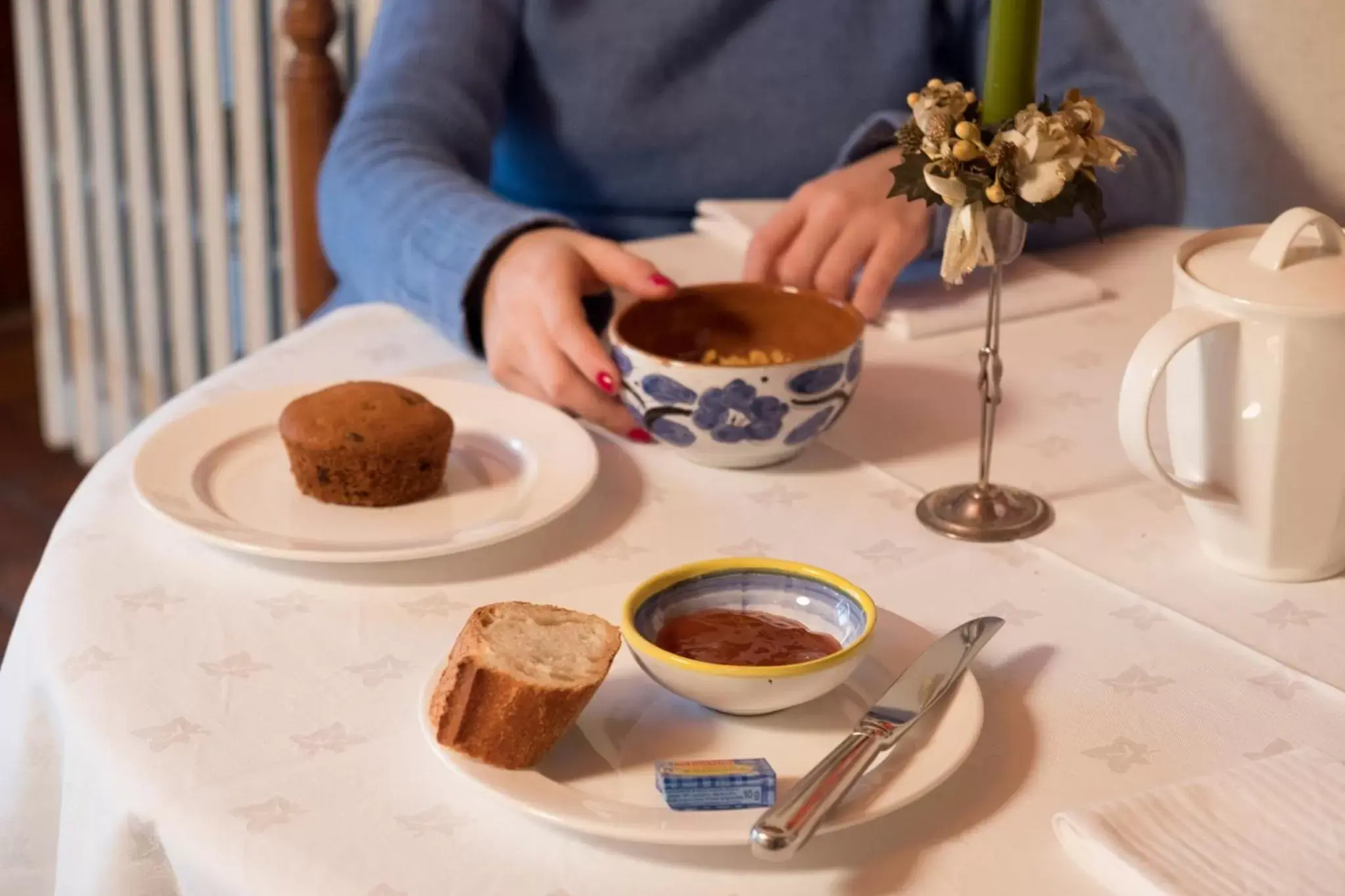 Italian breakfast in La Bribaudonnière