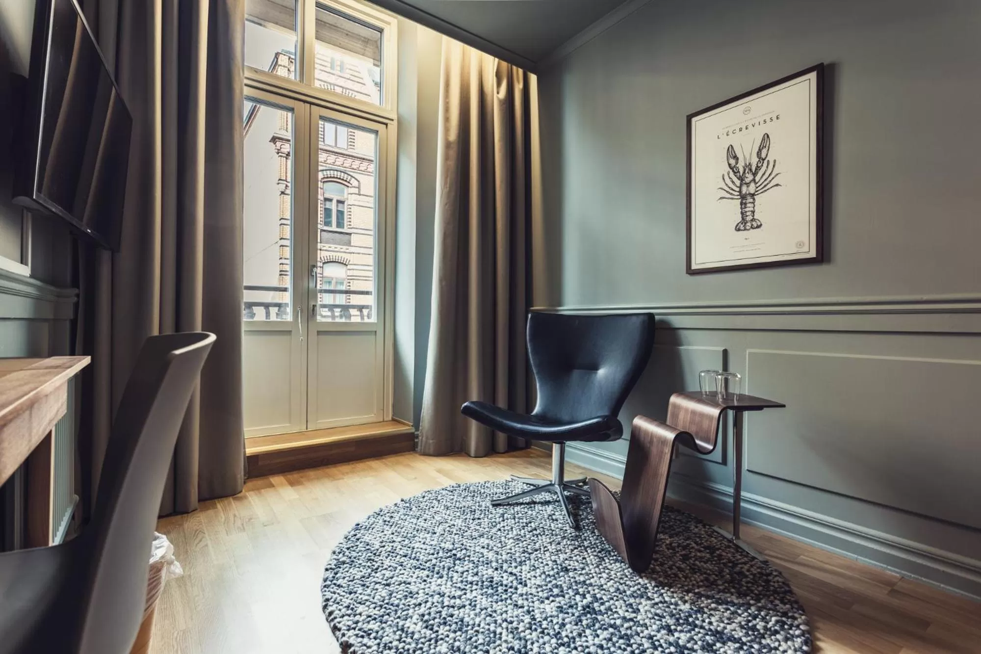 Seating area in Hotel Poseidon