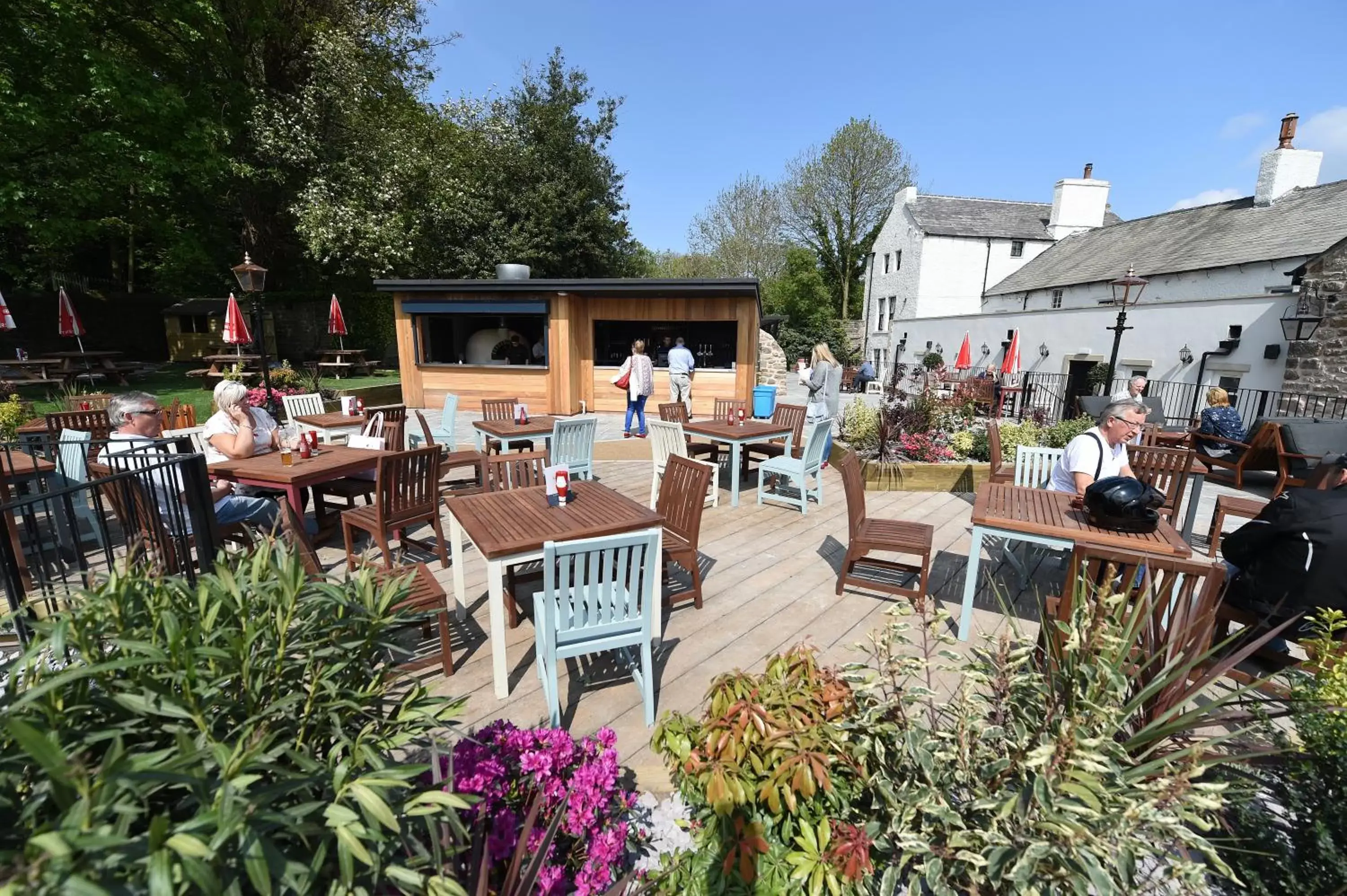 Patio, Restaurant/Places to Eat in The Royal Heysham