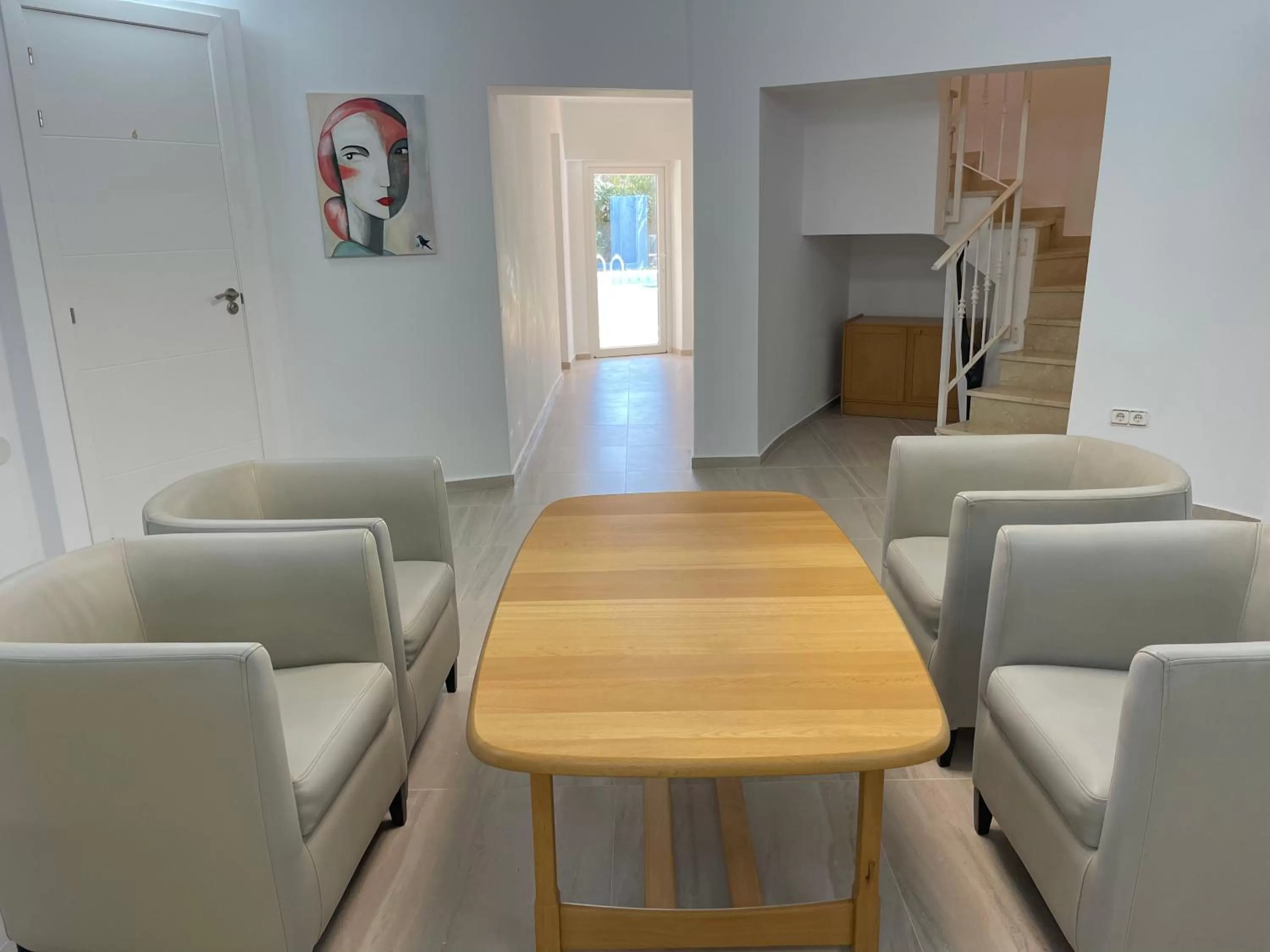 Seating area in Anna's garden