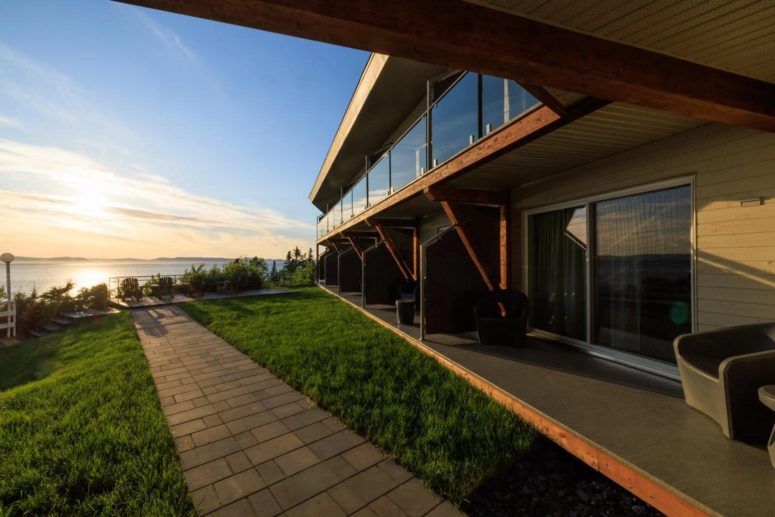 View (from property/room) in Auberge de la Pointe