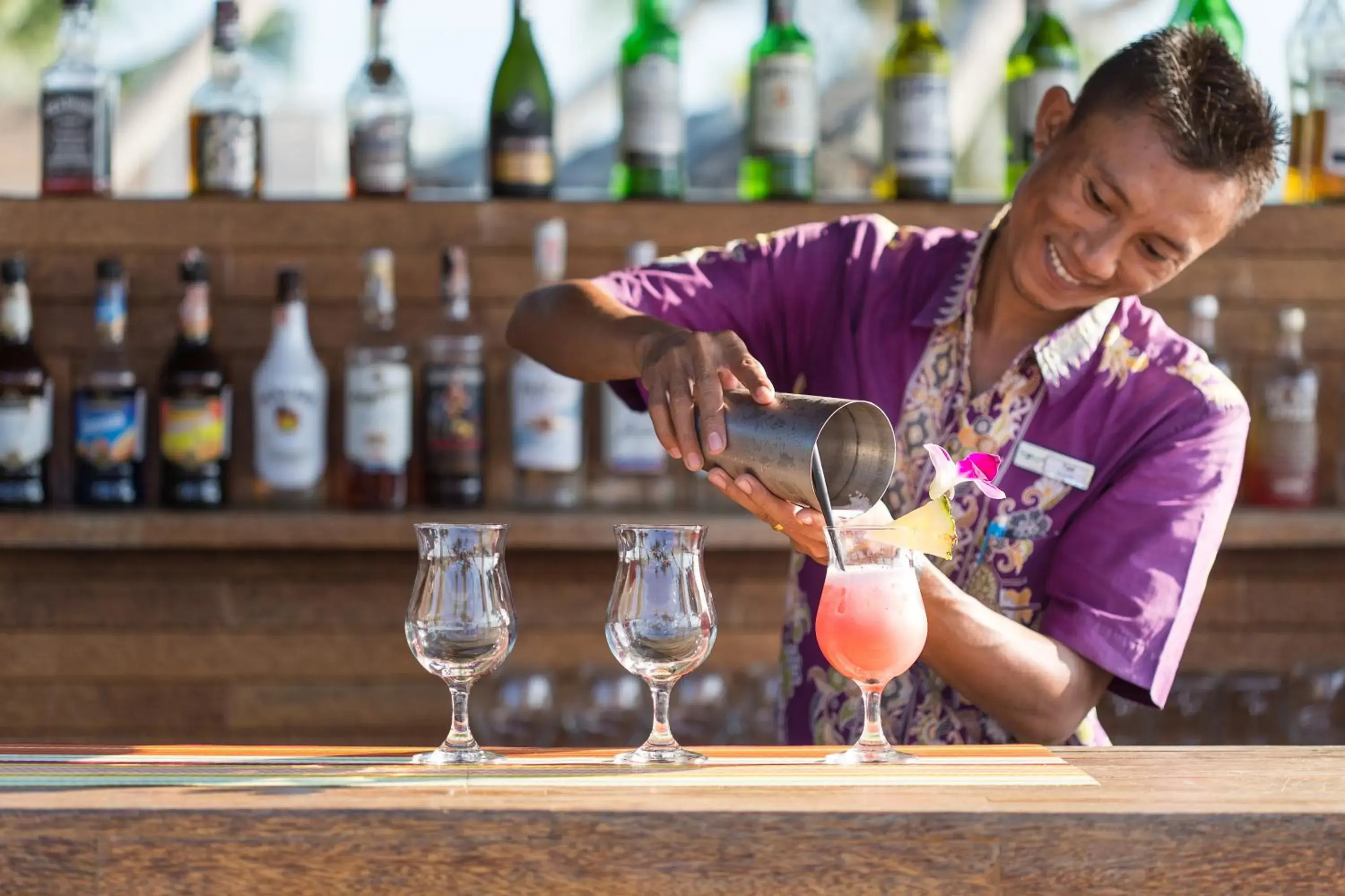 Staff, Drinks in Tango Luxe Beach Villa, Koh Samui - SHA Extra Plus