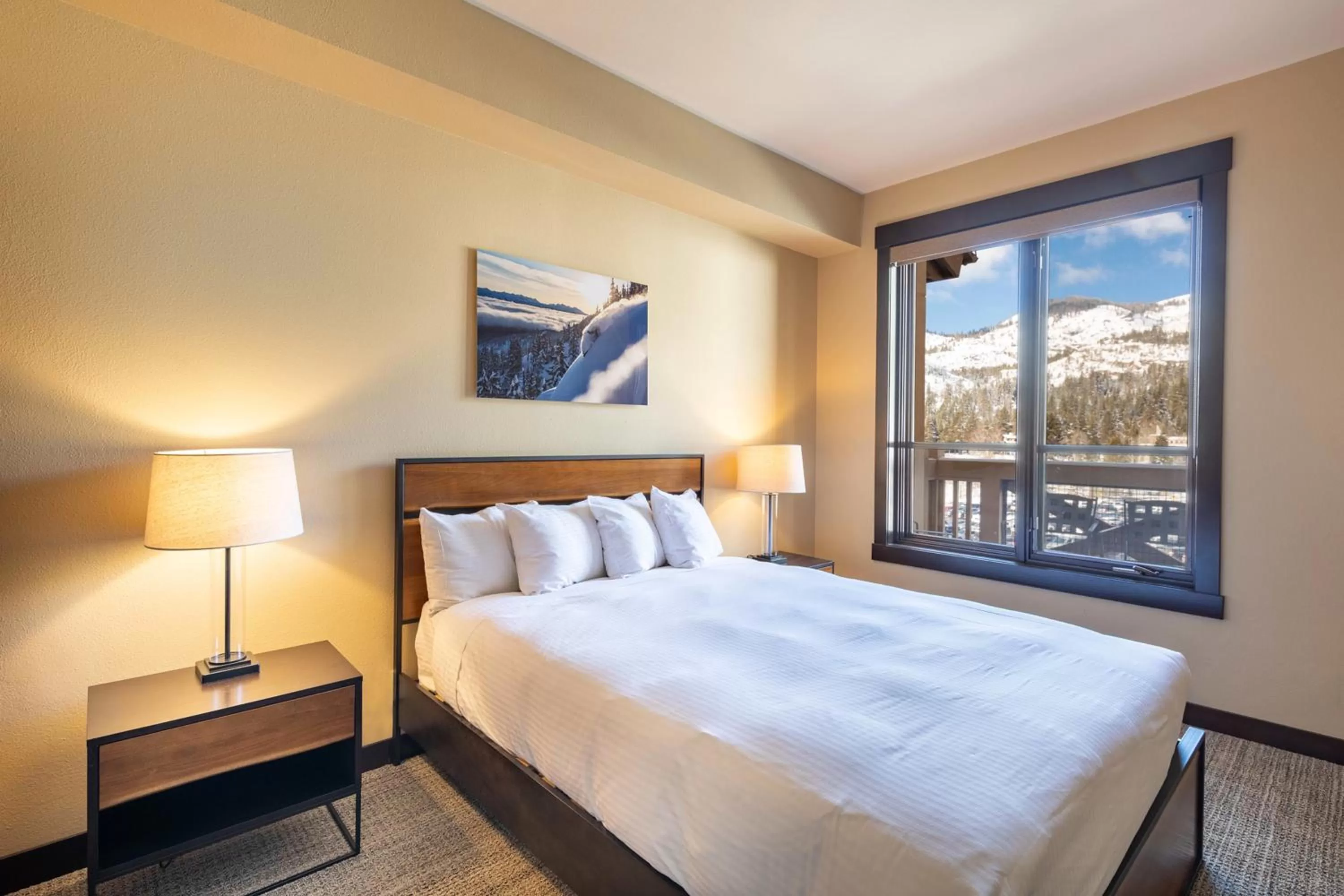 Bed in The Village at Palisades Tahoe