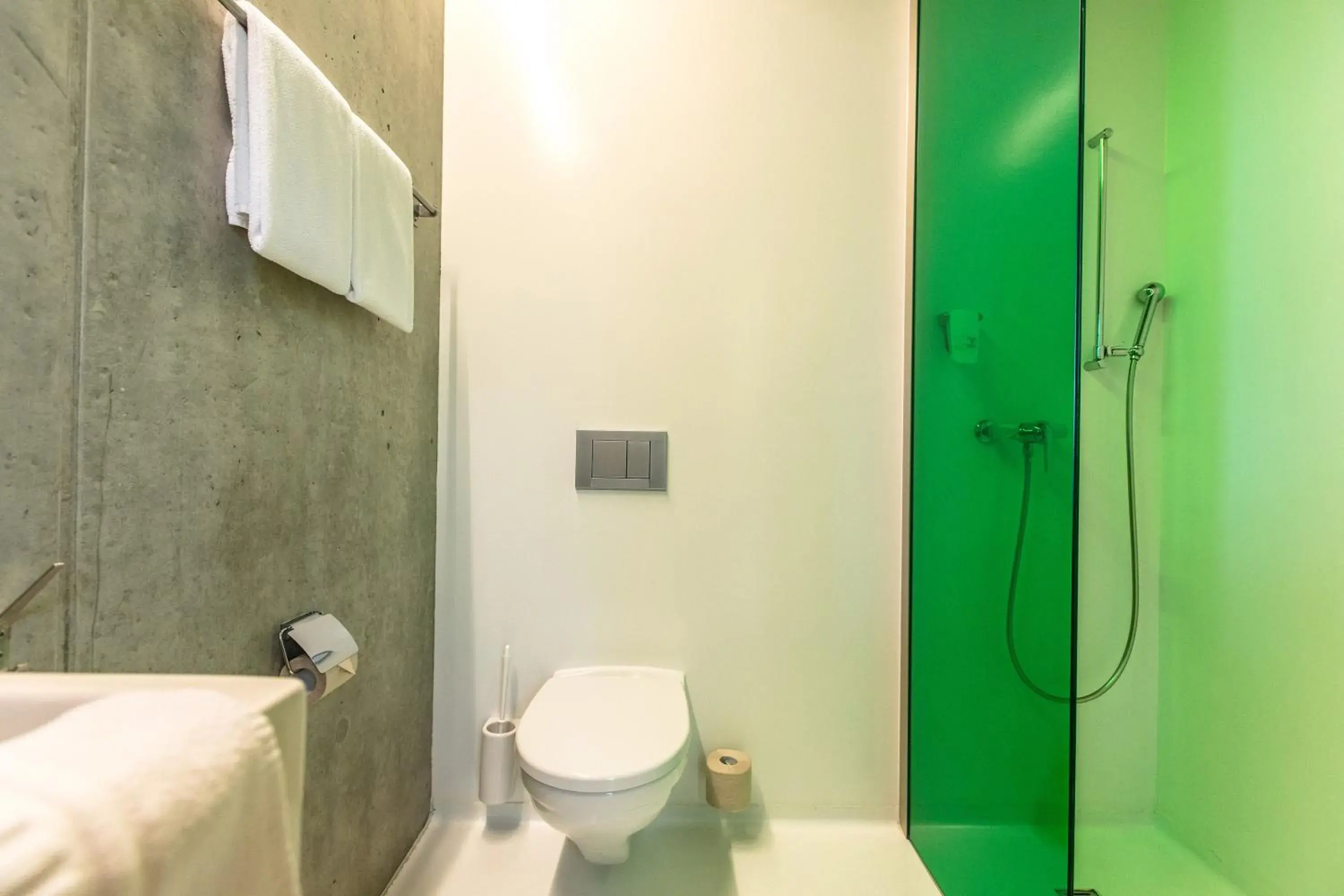 Shower, Bathroom in Basel Youth Hostel