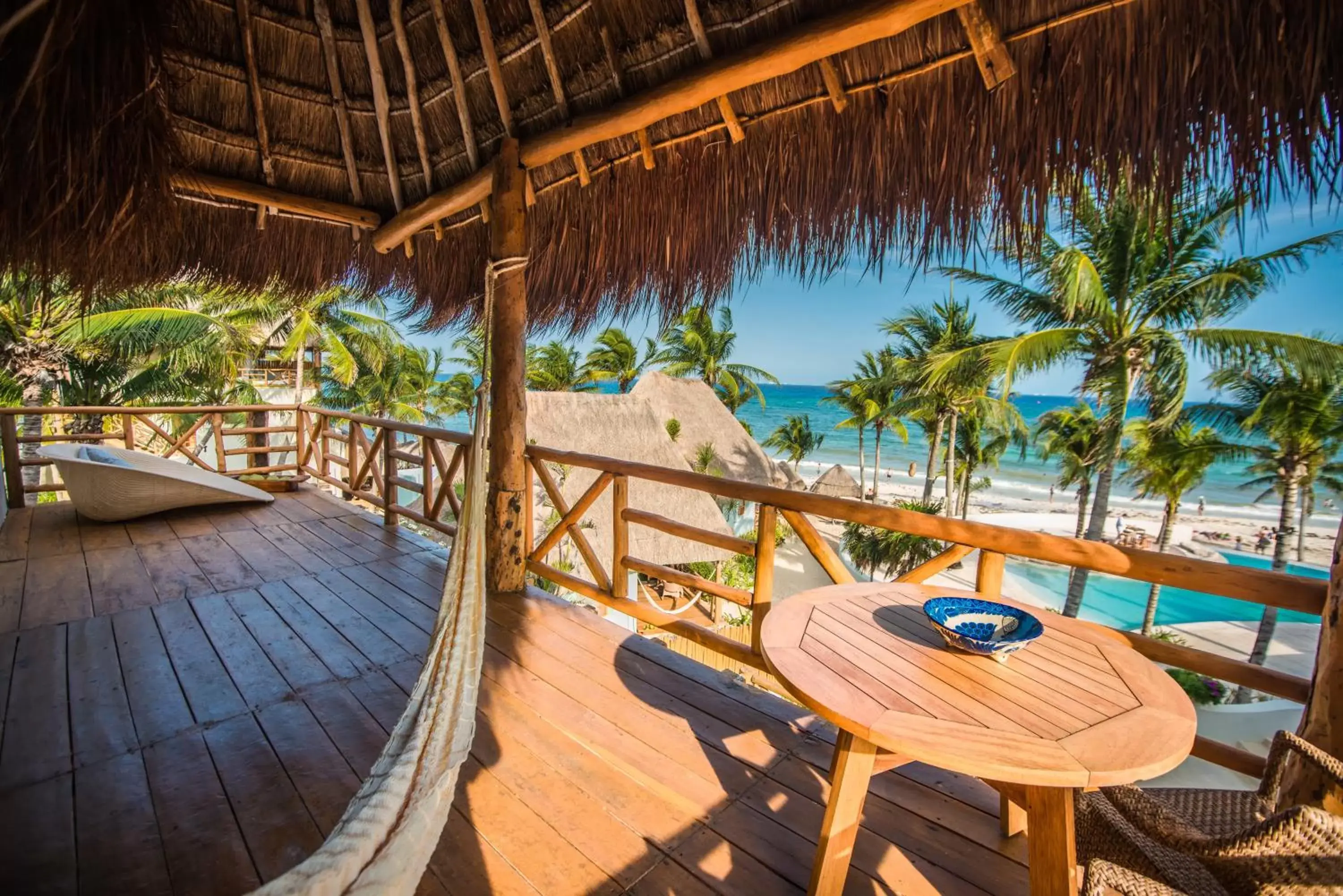 Sea view, Balcony/Terrace in Mahekal Beach Front Resort & Spa