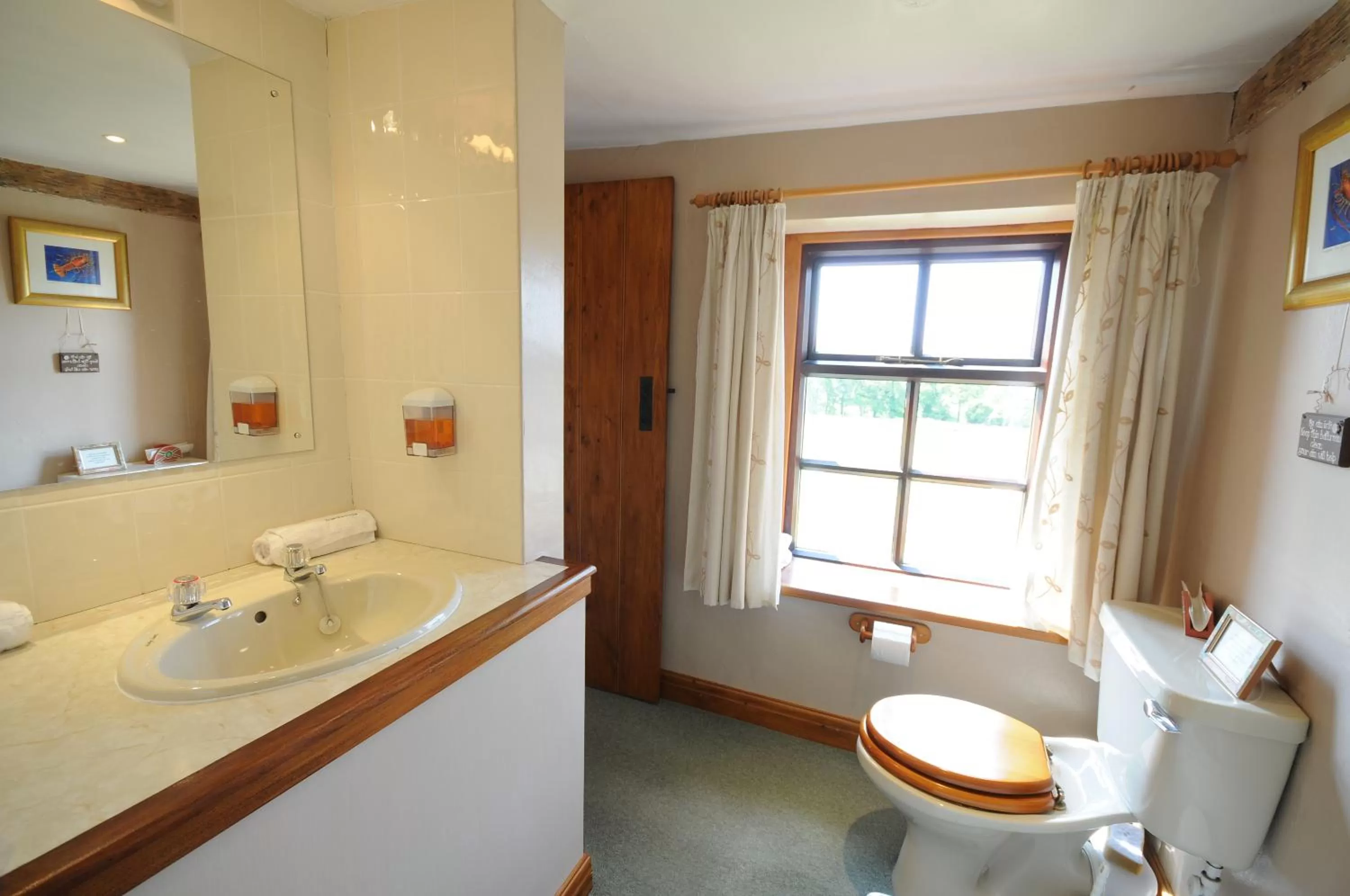 Bathroom in Green Bank Farmhouse