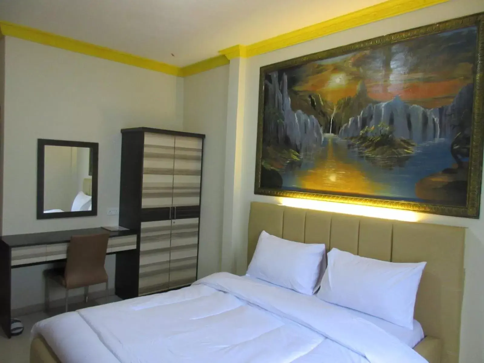 Bed in Hotel 01 Batam