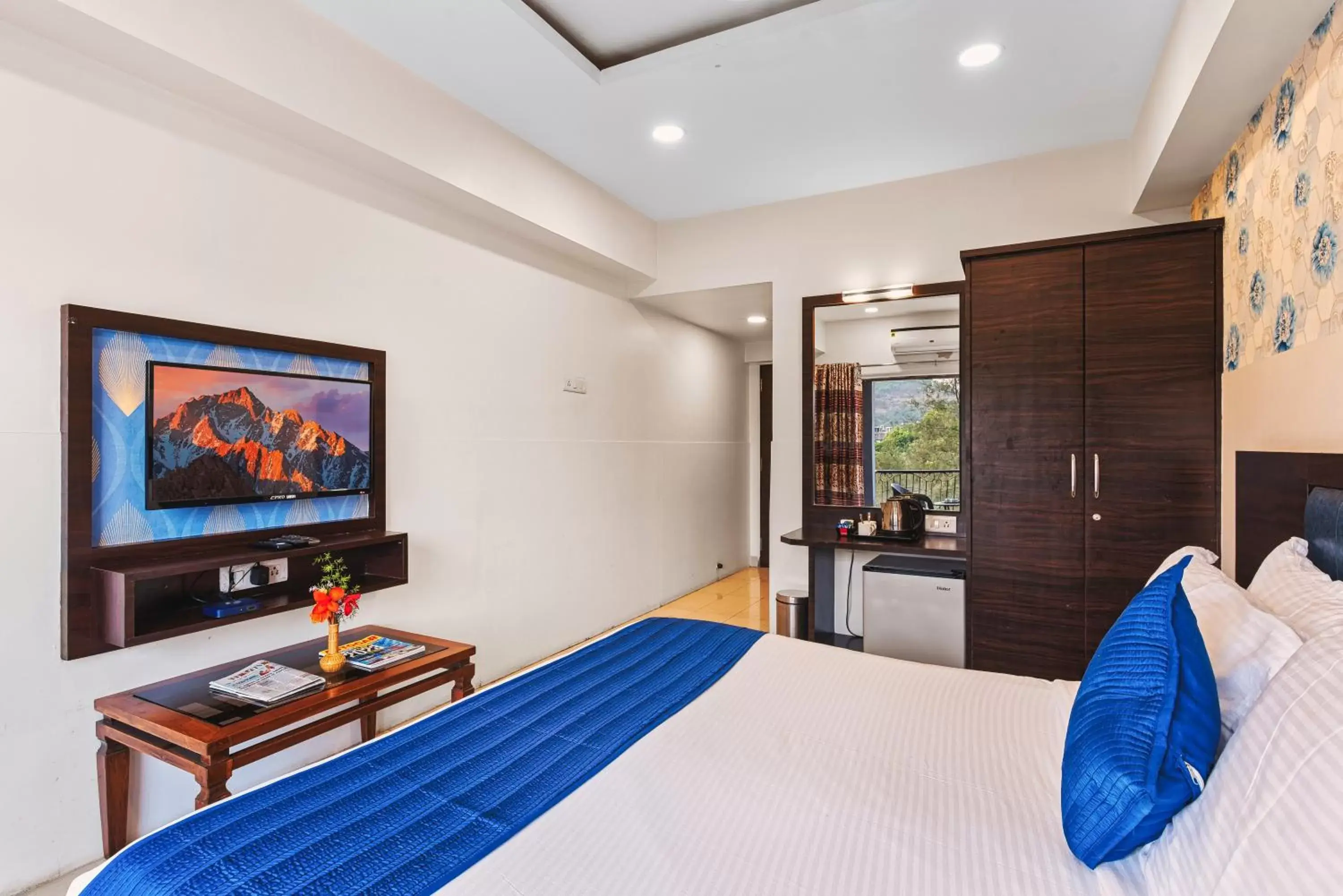 Bed in Mayur Retreat & Spa Bed in Mayur Retreat & Spa