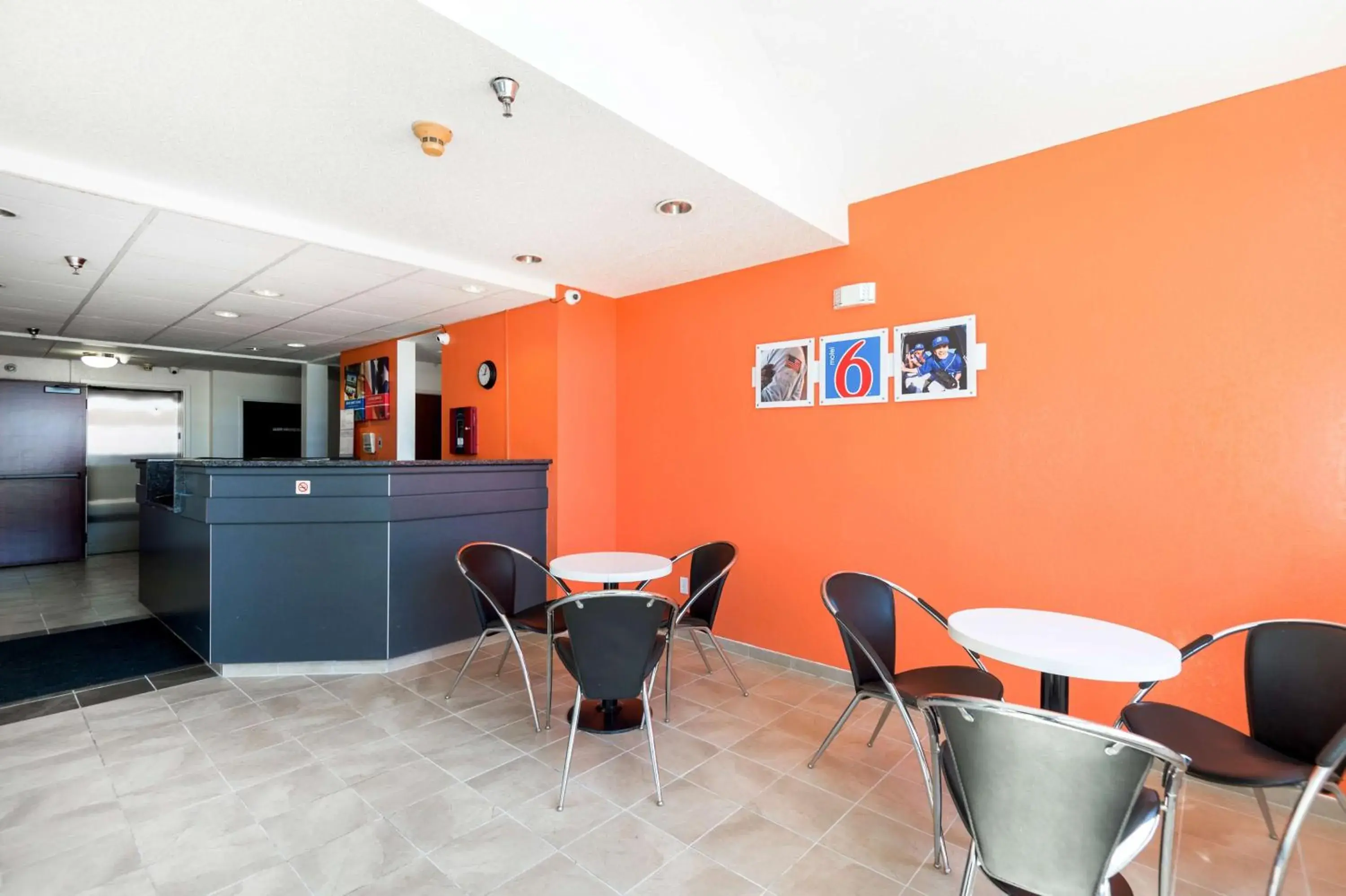 Lobby or reception in Motel 6-Olathe, KS Lobby or reception in Motel 6-Olathe, KS