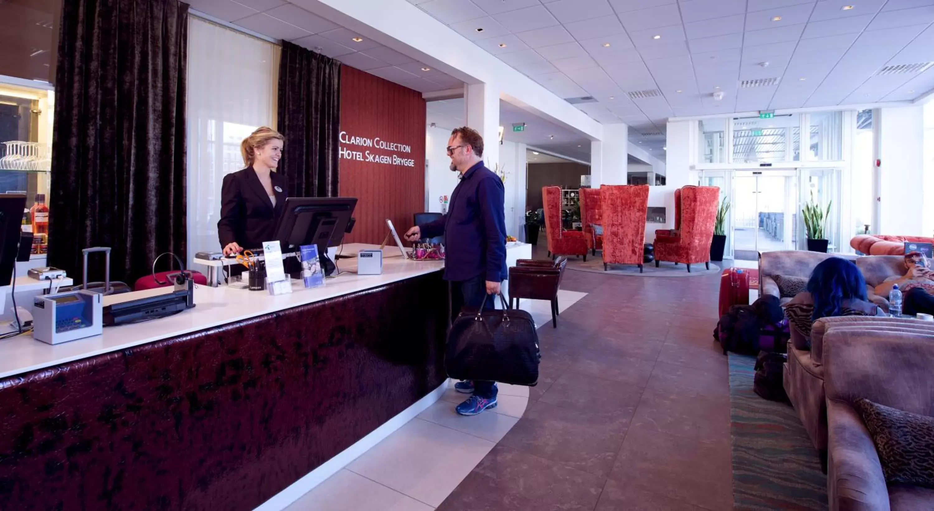 Lobby or reception in Clarion Collection Hotel Skagen Brygge