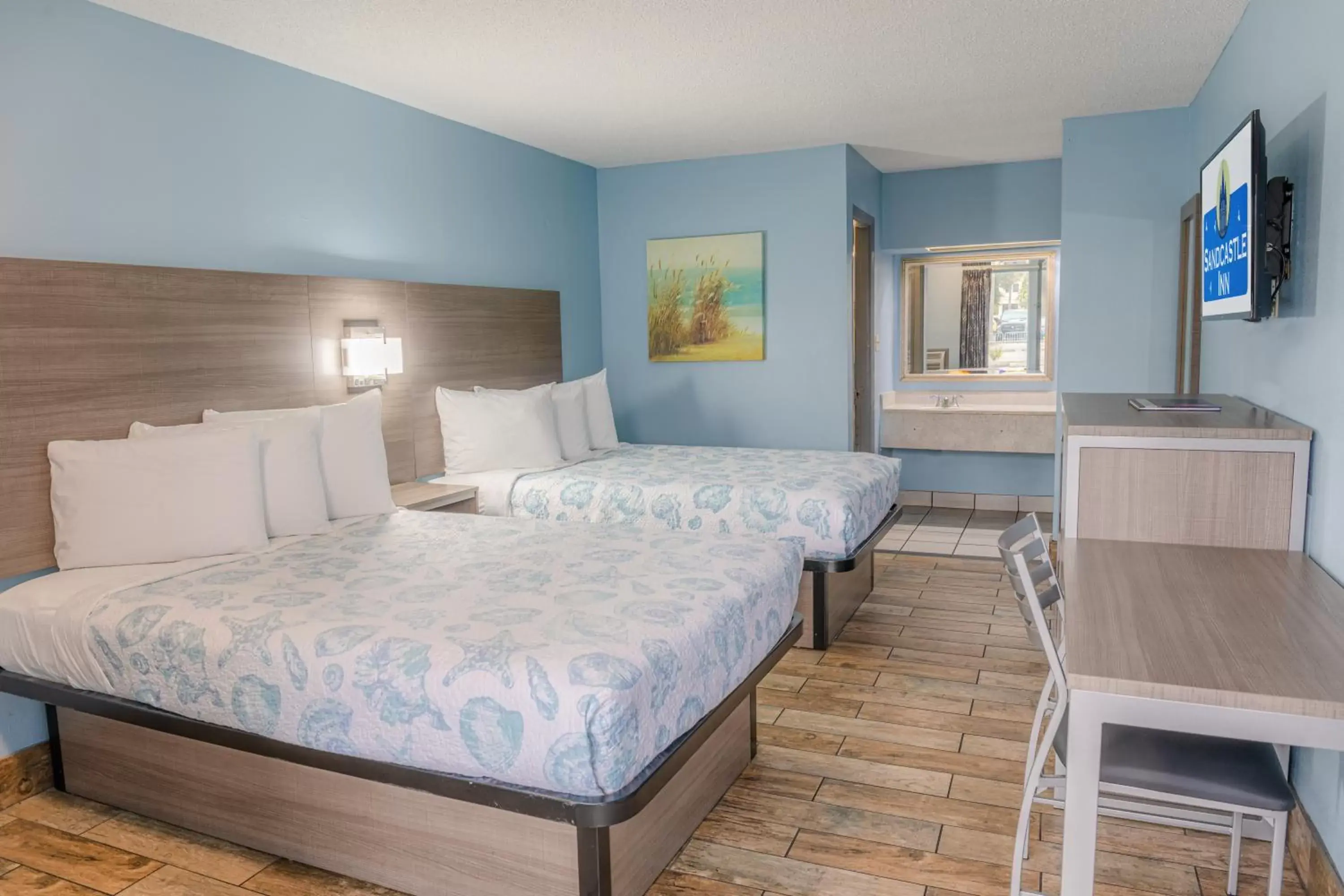 Double Room with Two Double Beds - Smoking in Sandcastle Inn Double Room with Two Double Beds - Smoking in Sandcastle Inn