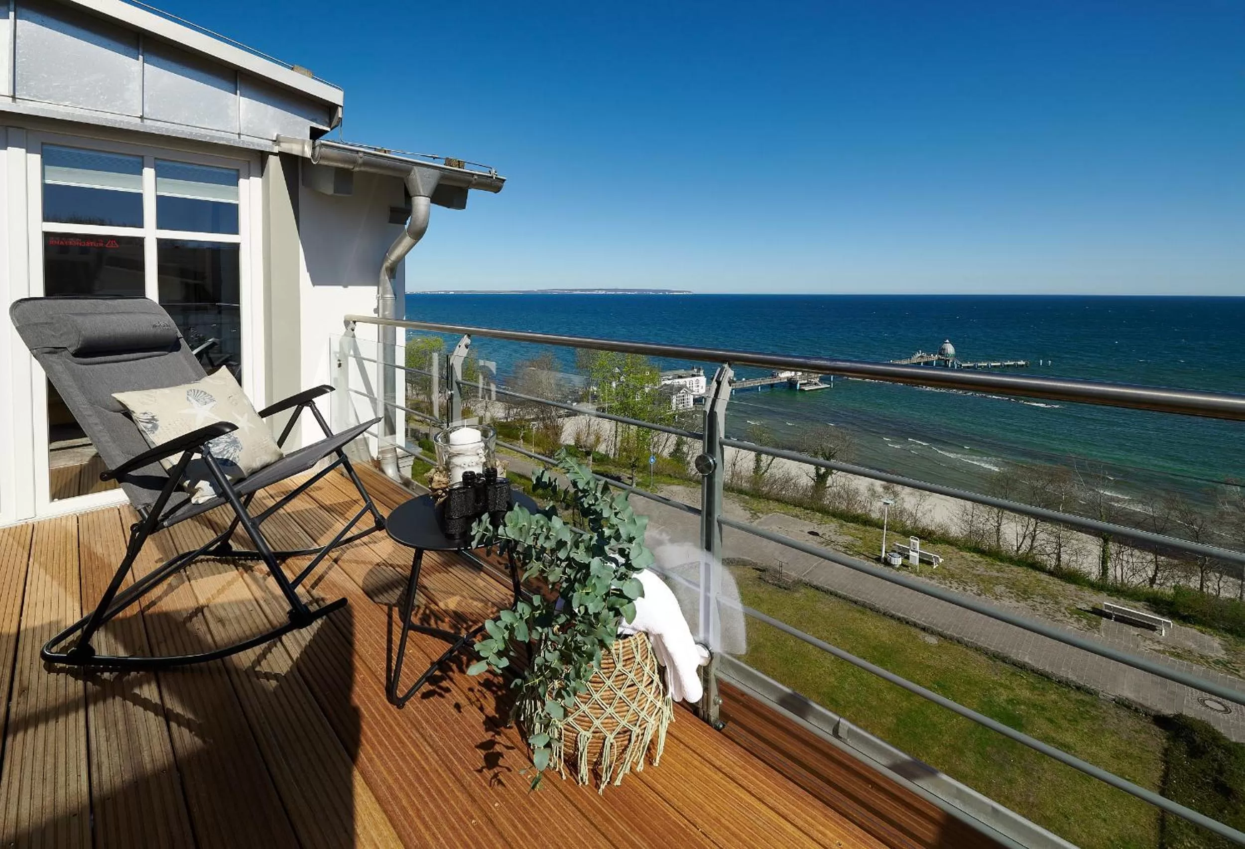 Balcony/Terrace in Seeschloss Sellin