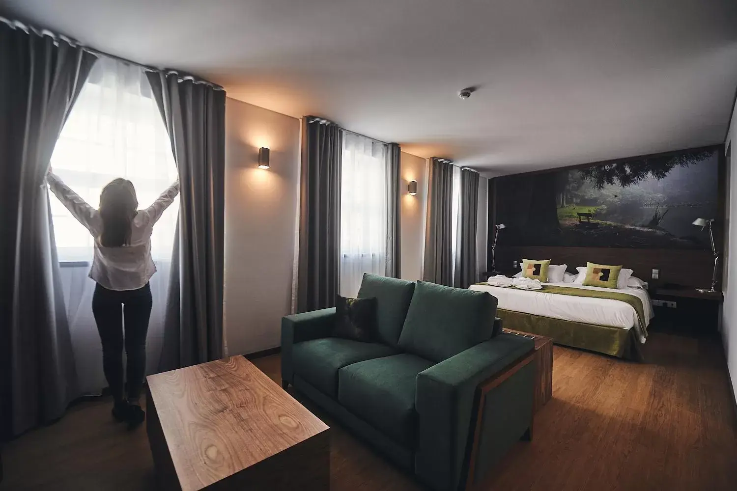 Bed, Seating Area in Hotel Cruzeiro