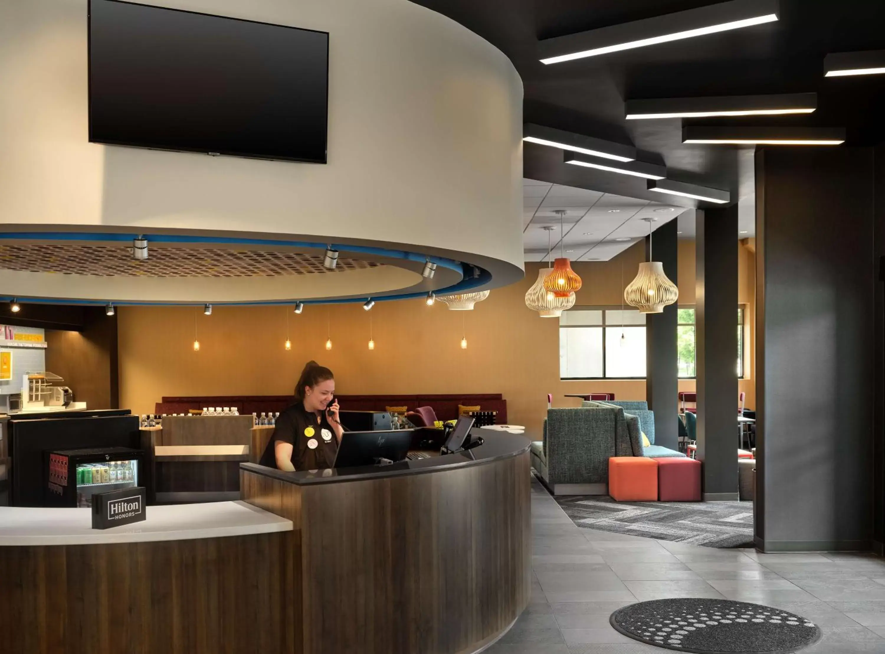 Lobby or reception in Tru By Hilton Indianapolis Downtown, In Lobby or reception in Tru By Hilton Indianapolis Downtown, In