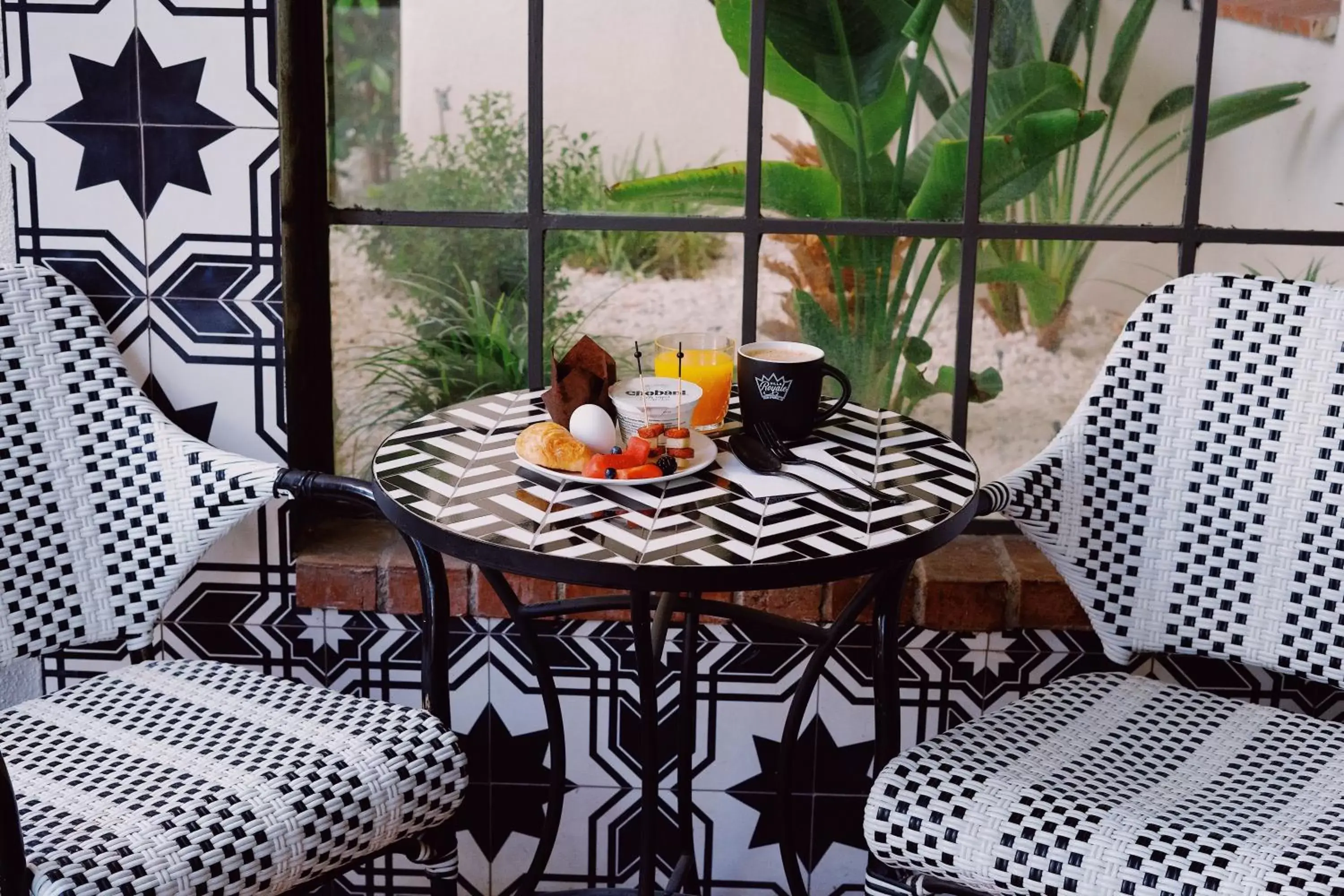 Continental breakfast in Villa Royale Continental breakfast in Villa Royale