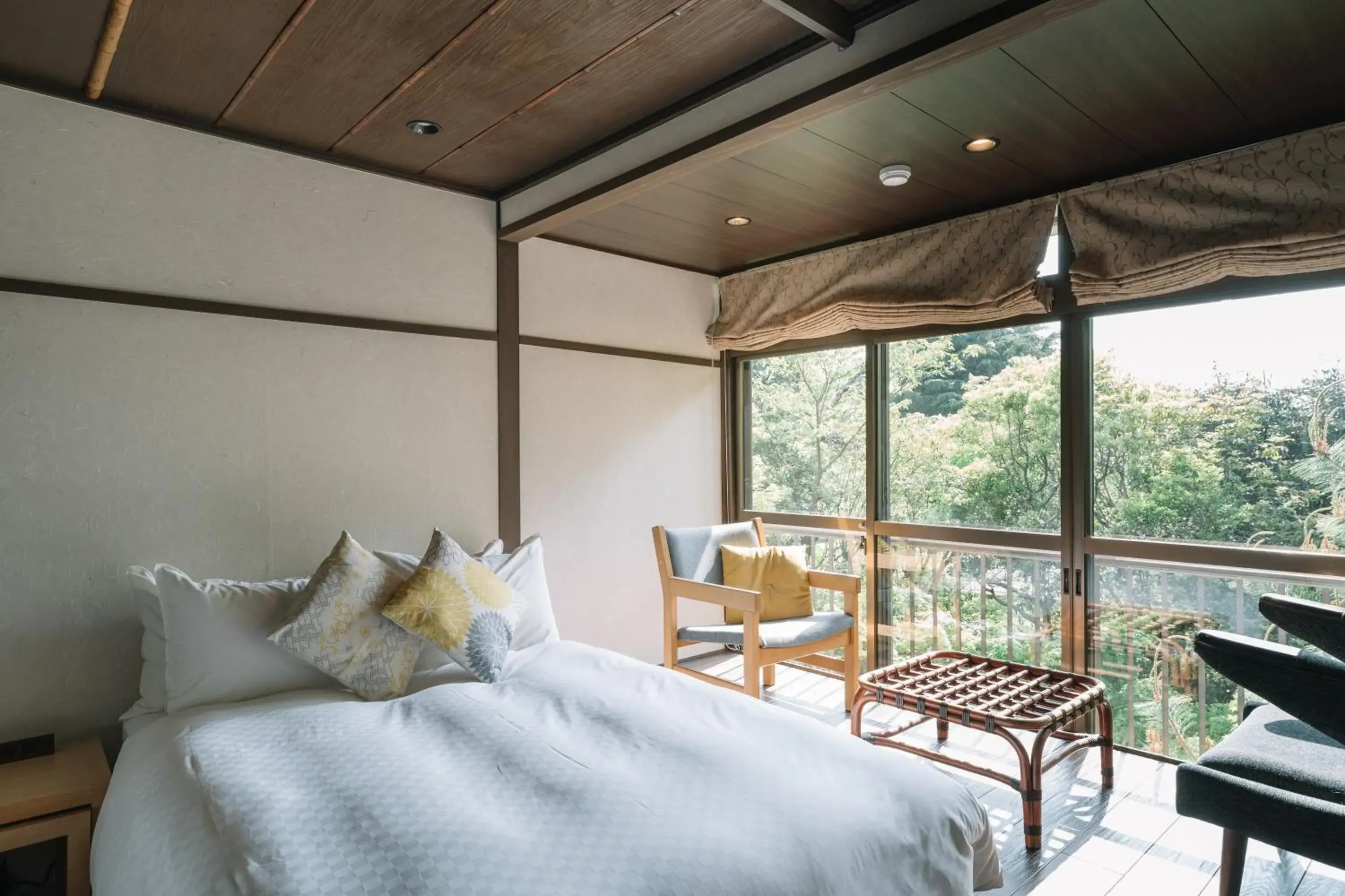 Bed in Kyoto Nanzenji Ryokan Yachiyo