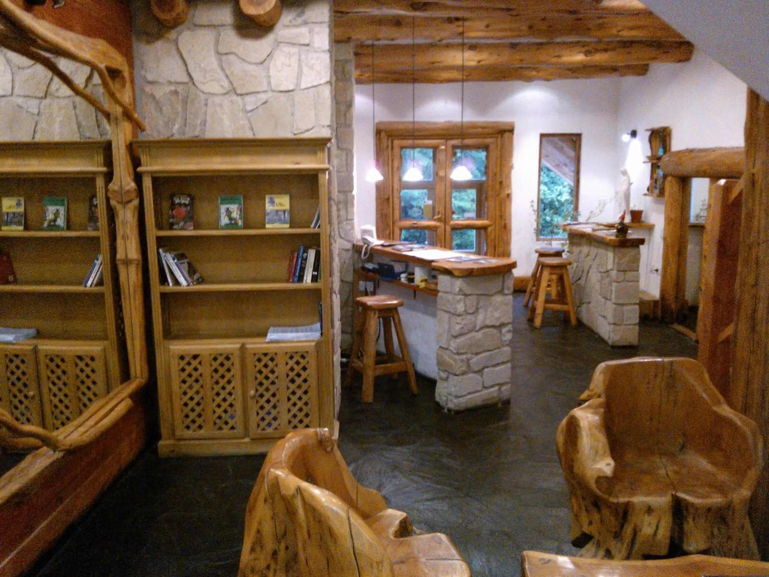 Lobby or reception in Hosteria Lekun Lekun