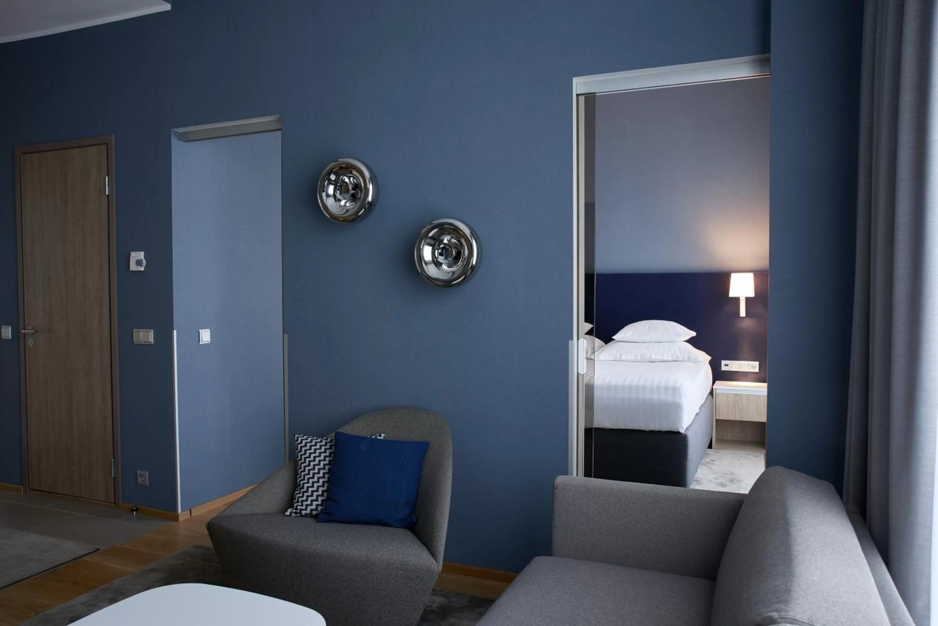 Living room, Bed in Tallink Spa & Conference Hotel